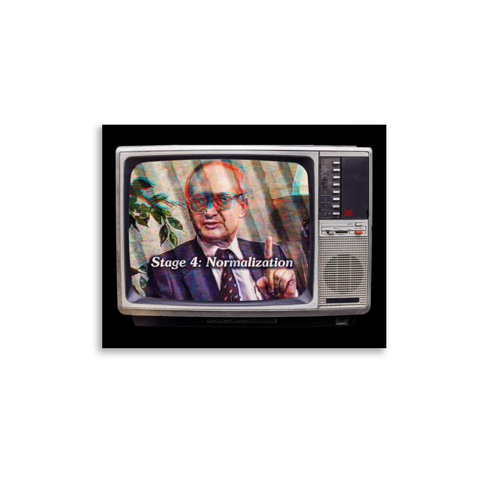 Yuri Bezmenov The Fourth Stages of Ideological Subversion Print