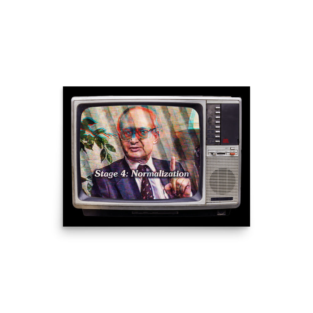 Yuri Bezmenov The Fourth Stages of Ideological Subversion Print