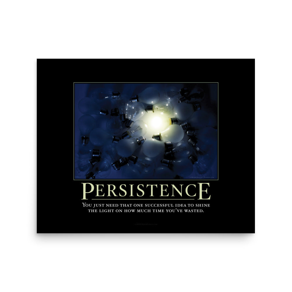 Persistence Demotivational Print