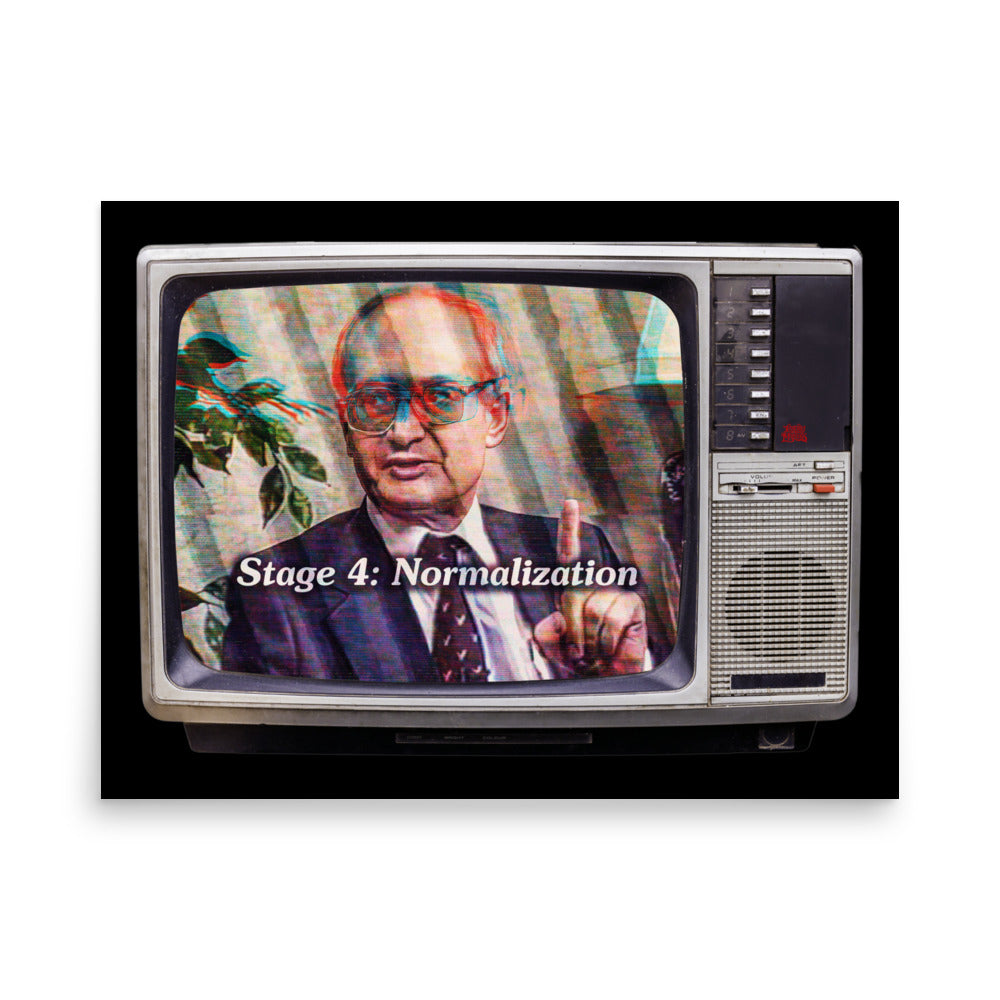 Yuri Bezmenov The Fourth Stages of Ideological Subversion Print