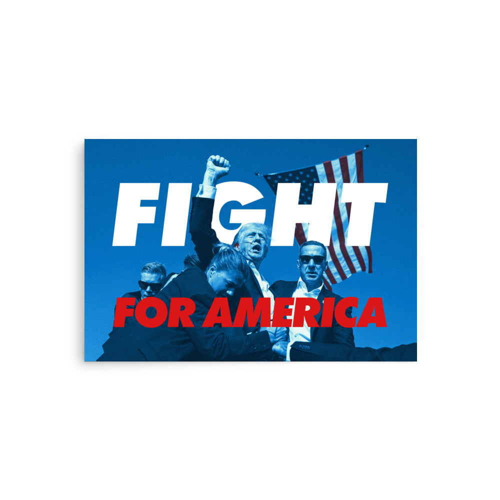 Fight for America Trump Poster