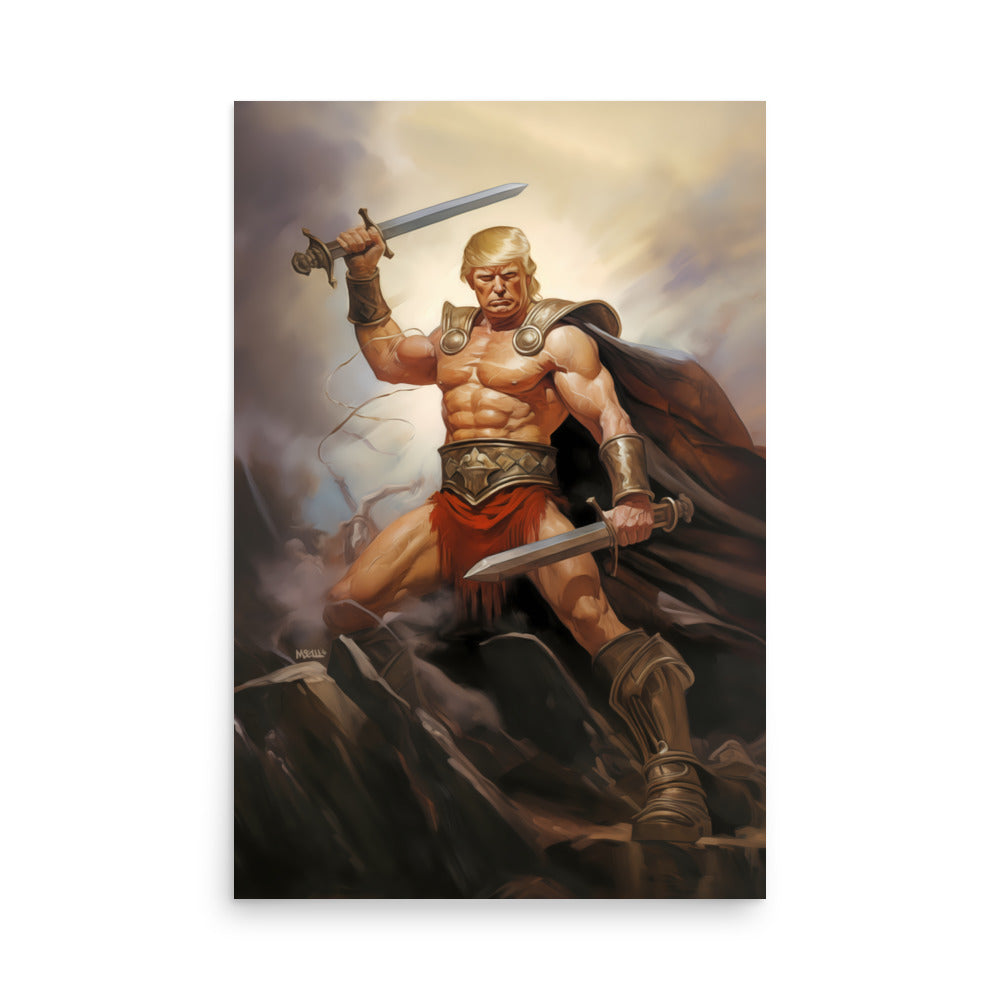 Warrior Trump Poster
