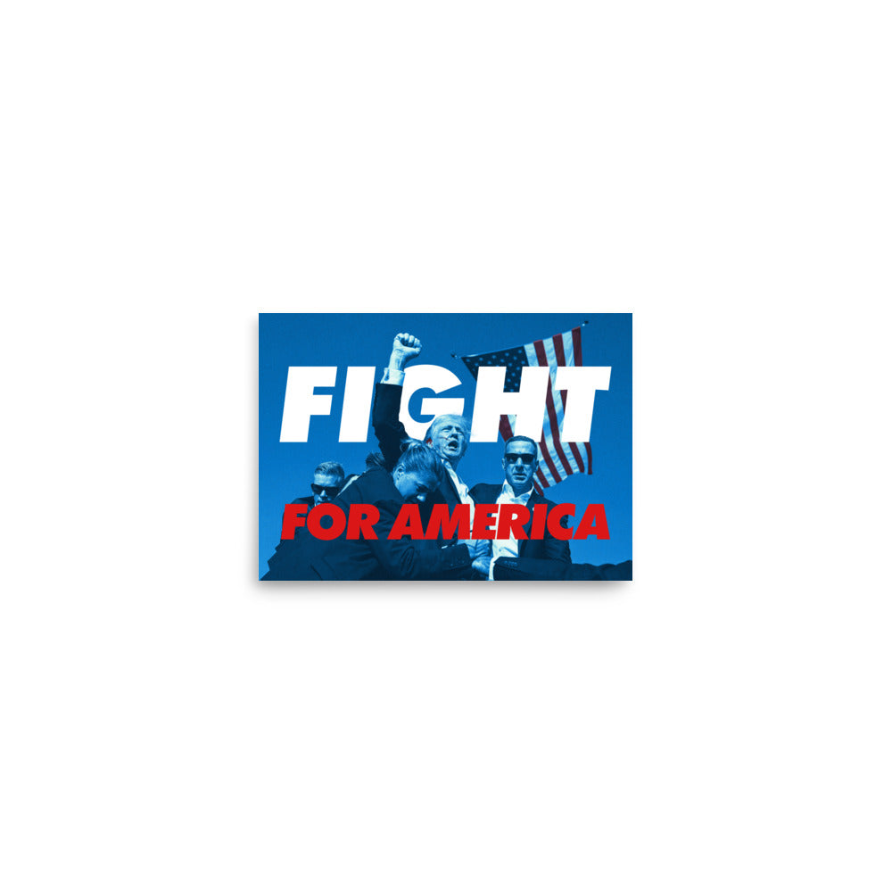 Fight for America Trump Poster