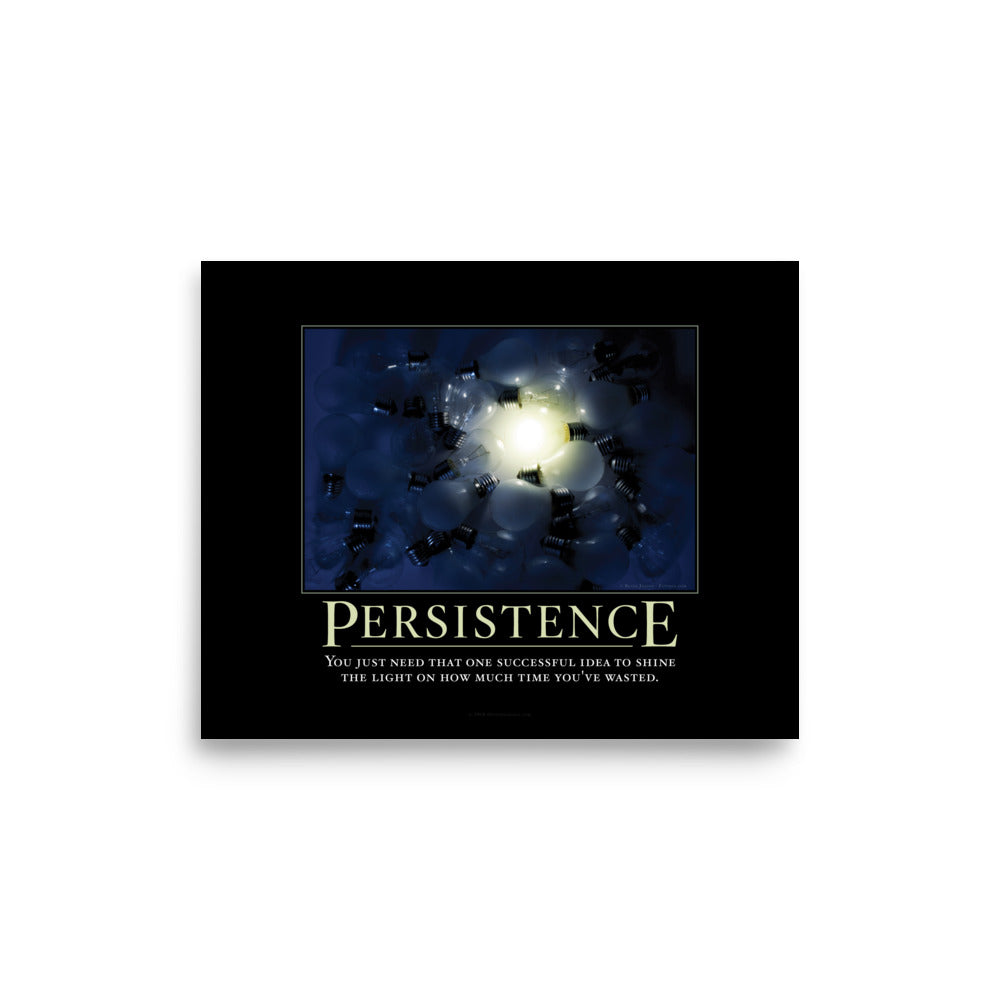 Persistence Demotivational Print