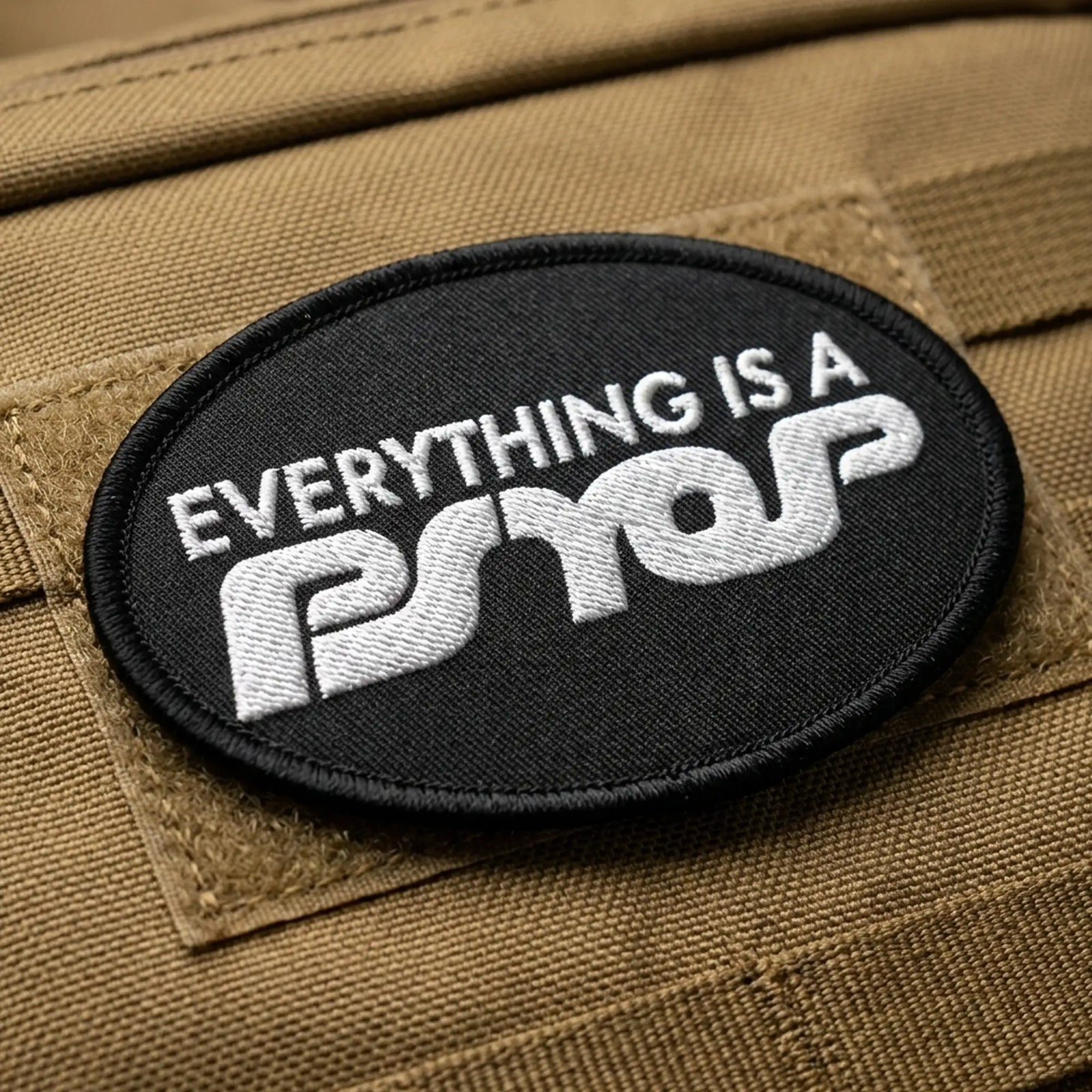 Everything Is a Psyop Embroidered Patches with Velcro