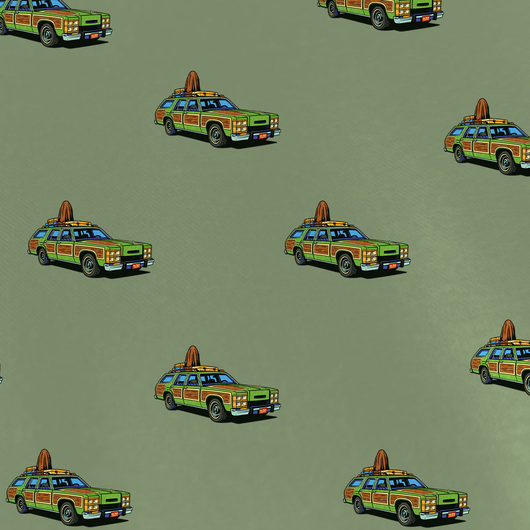 Wagon Queen Family Truckster Vacation Button Up Shirt