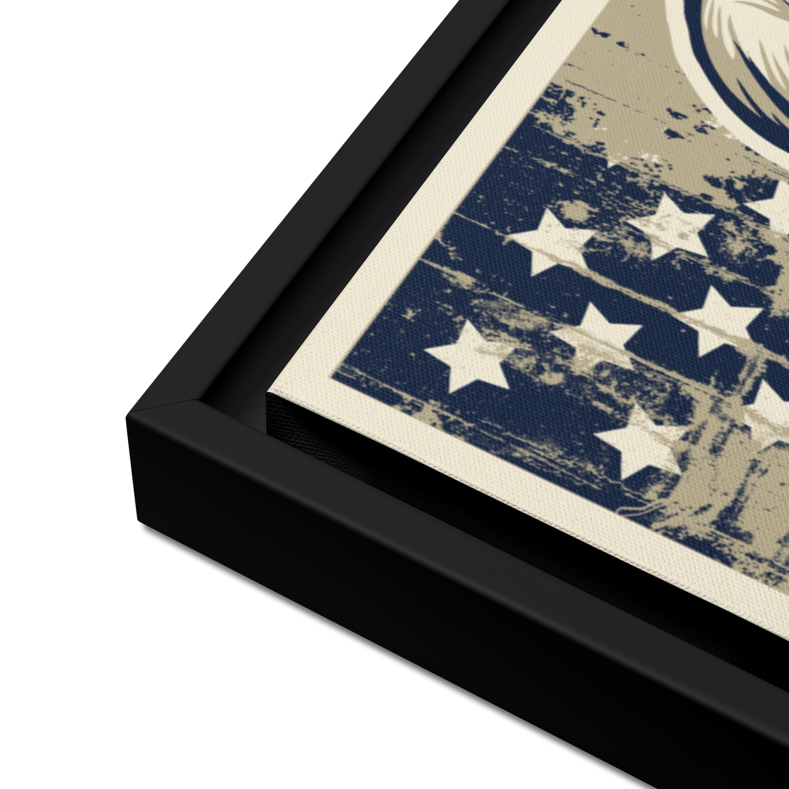 Thomas Jefferson Liberty Begins With You 24 x 36 Framed Canvas