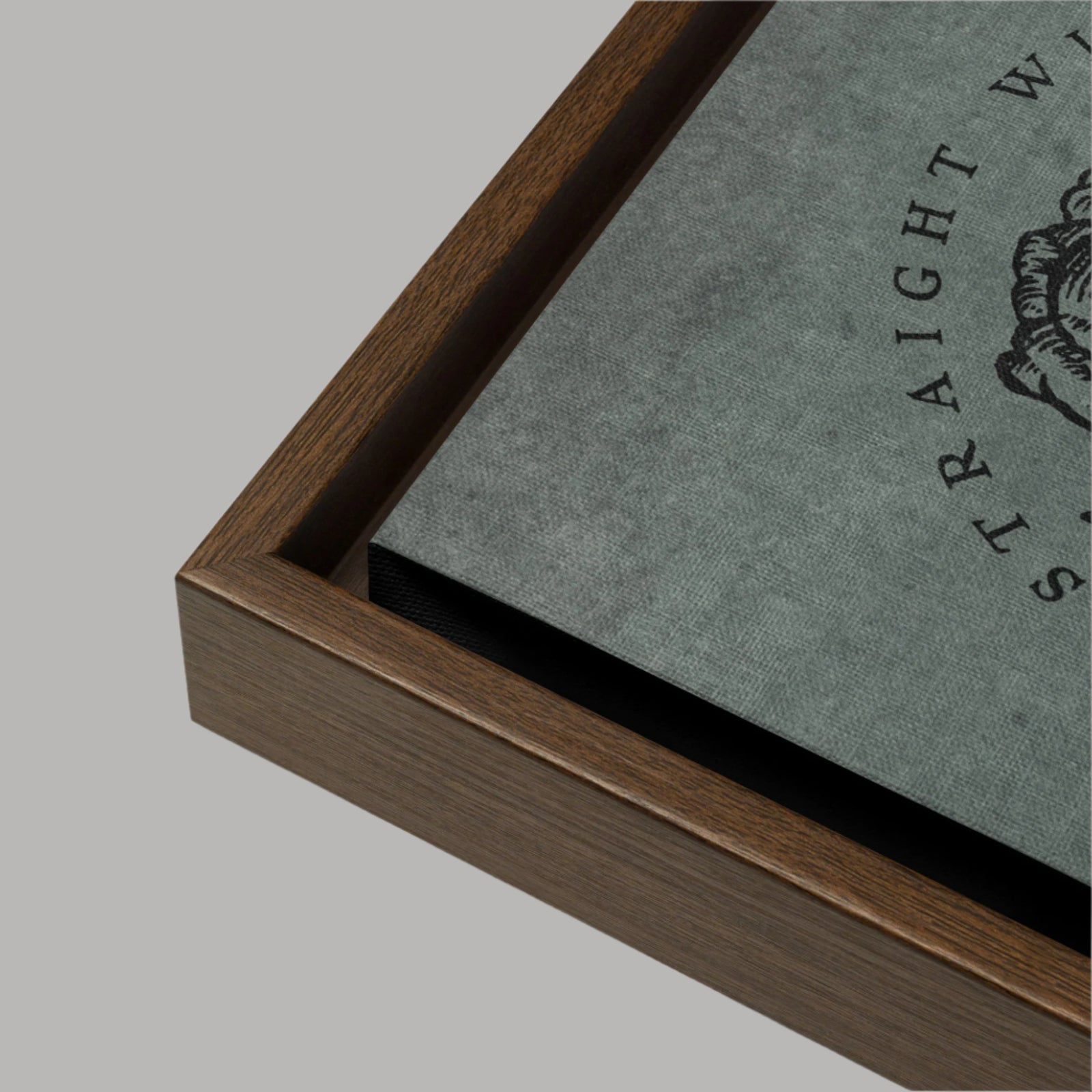 God Writes Straight with Crooked Lines Framed Canvas