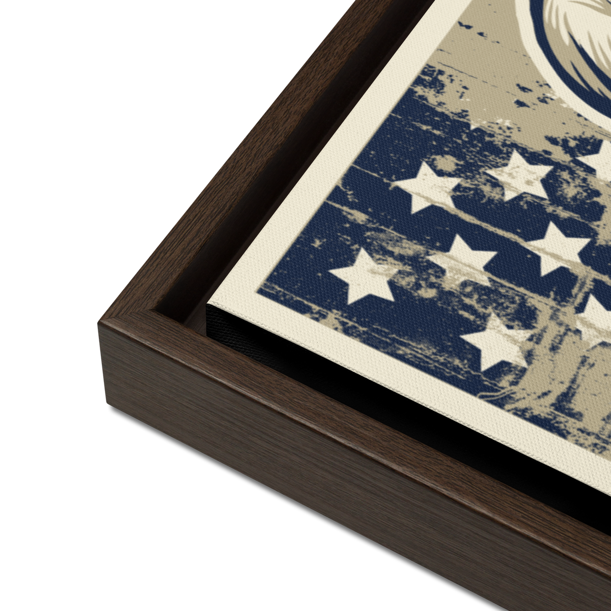 Thomas Jefferson Liberty Begins With You 24 x 36 Framed Canvas