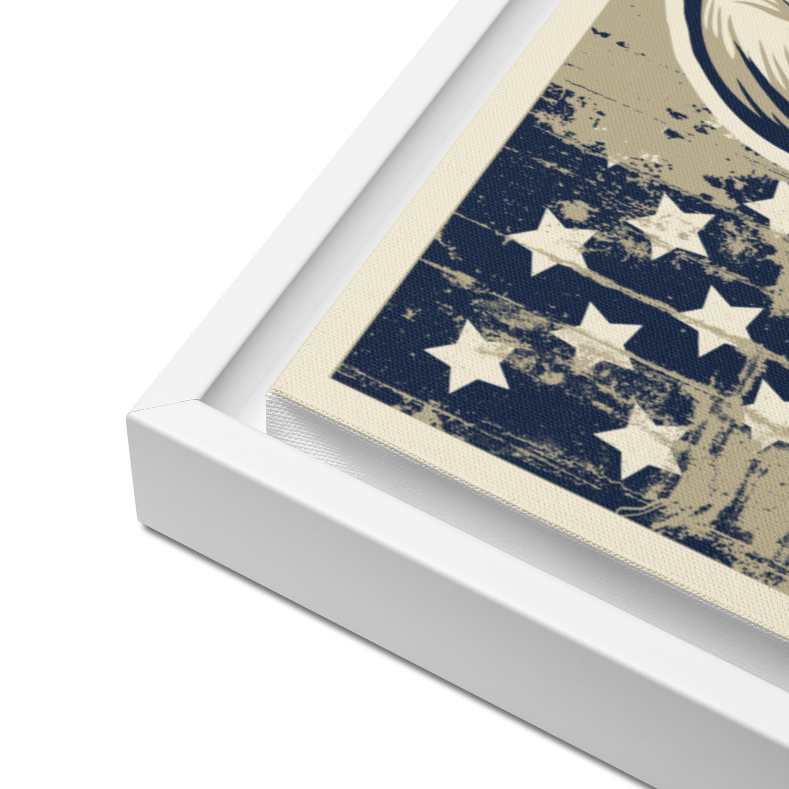 Thomas Jefferson Liberty Begins With You 24 x 36 Framed Canvas