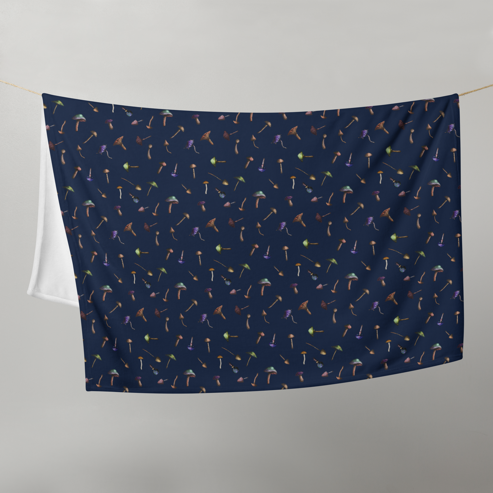 Mushroom Mirage Throw Blanket