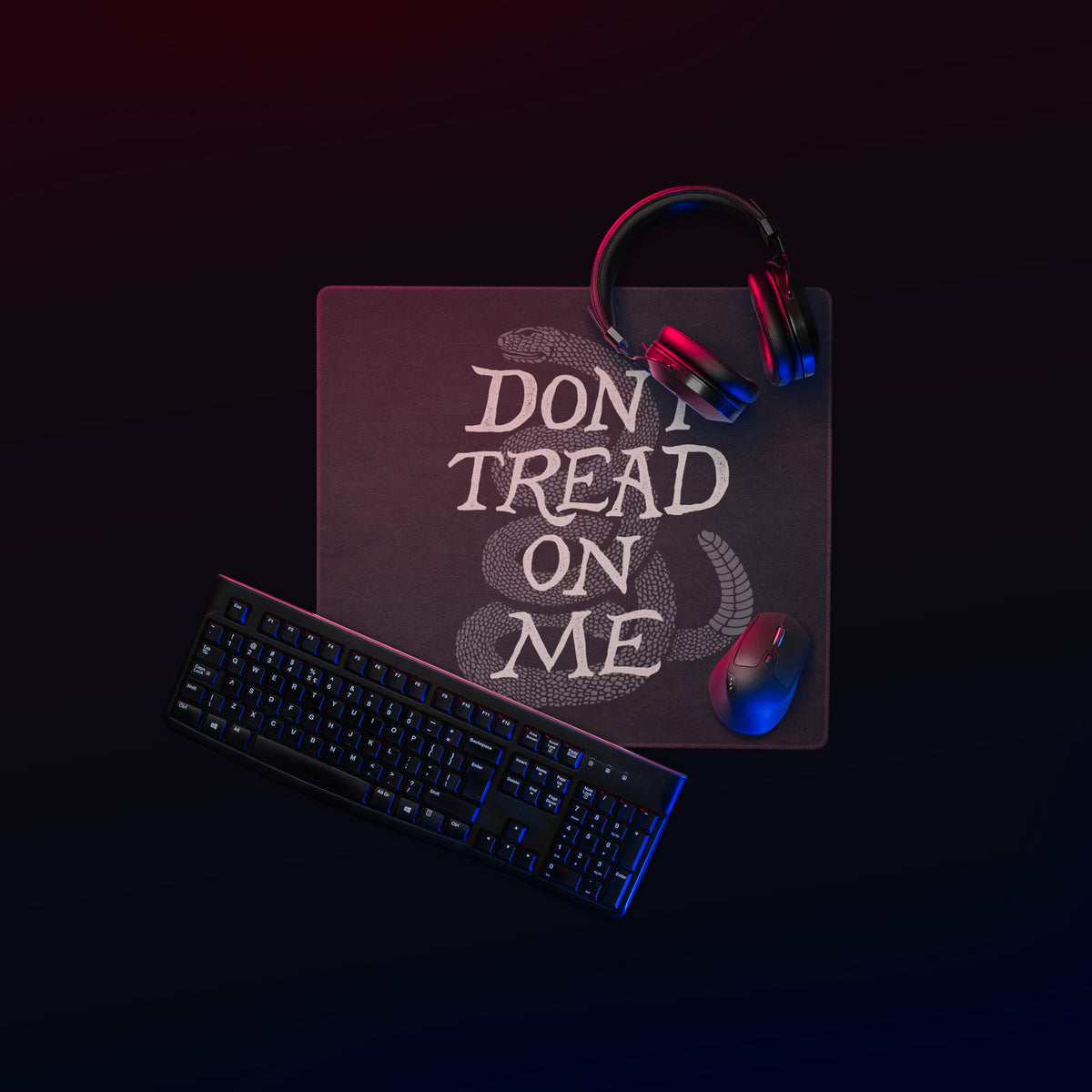 Gadsden Don't Tread On Me Gaming Gaming Deskmat