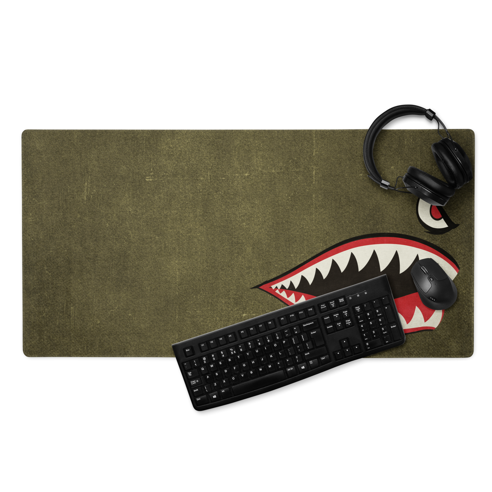 Shark Mouth Nose Art Gaming Mouse Pad