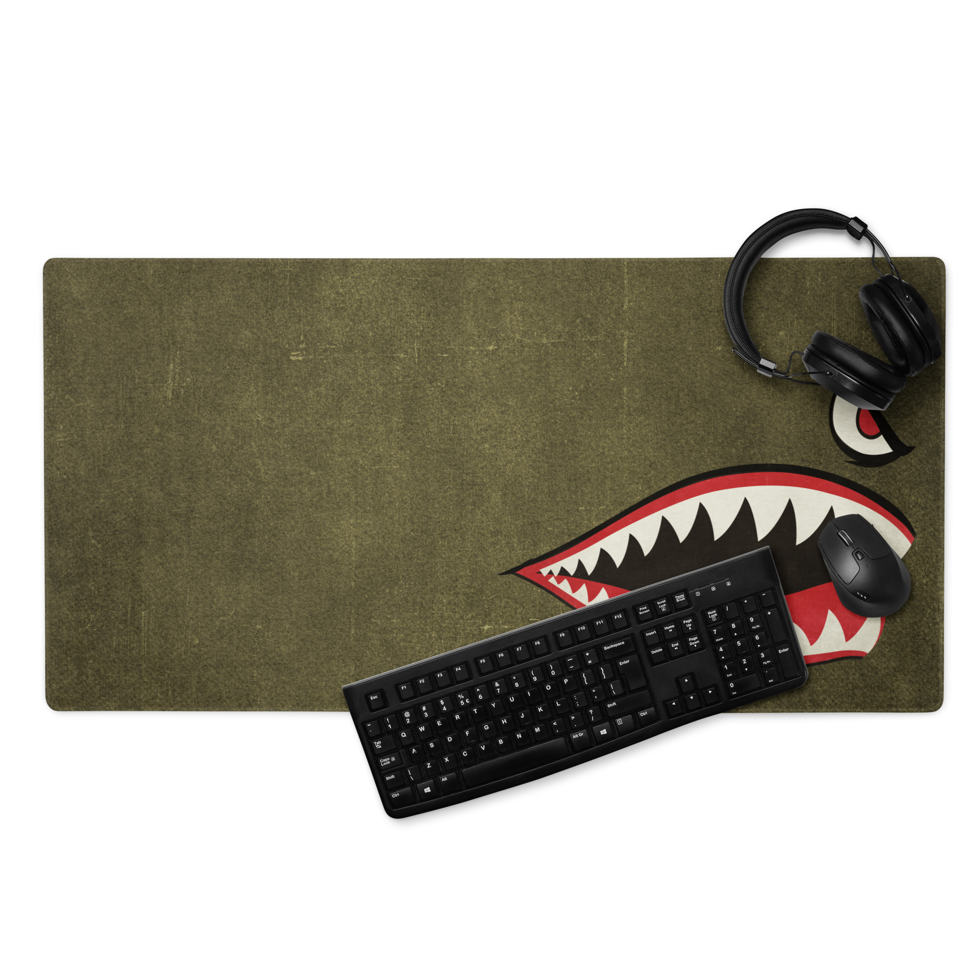 Shark Mouth Nose Art Gaming Mouse Pad