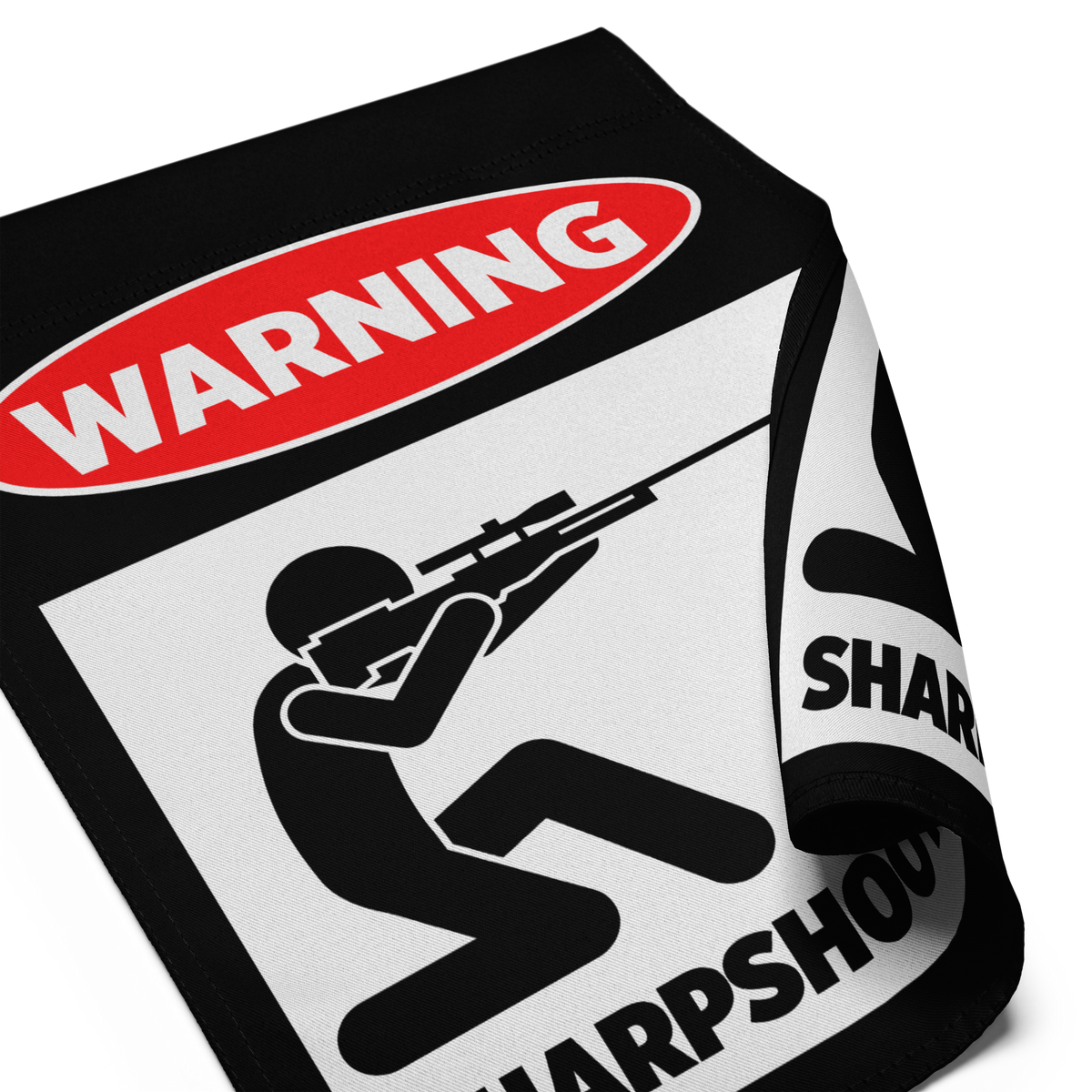Sharpshooter Warning Garden flag