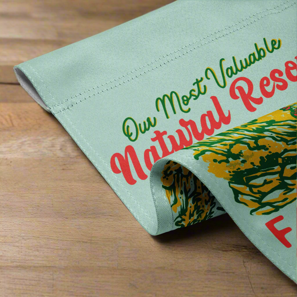 Our Most Valuable Natural Resource Freedom Garden flag