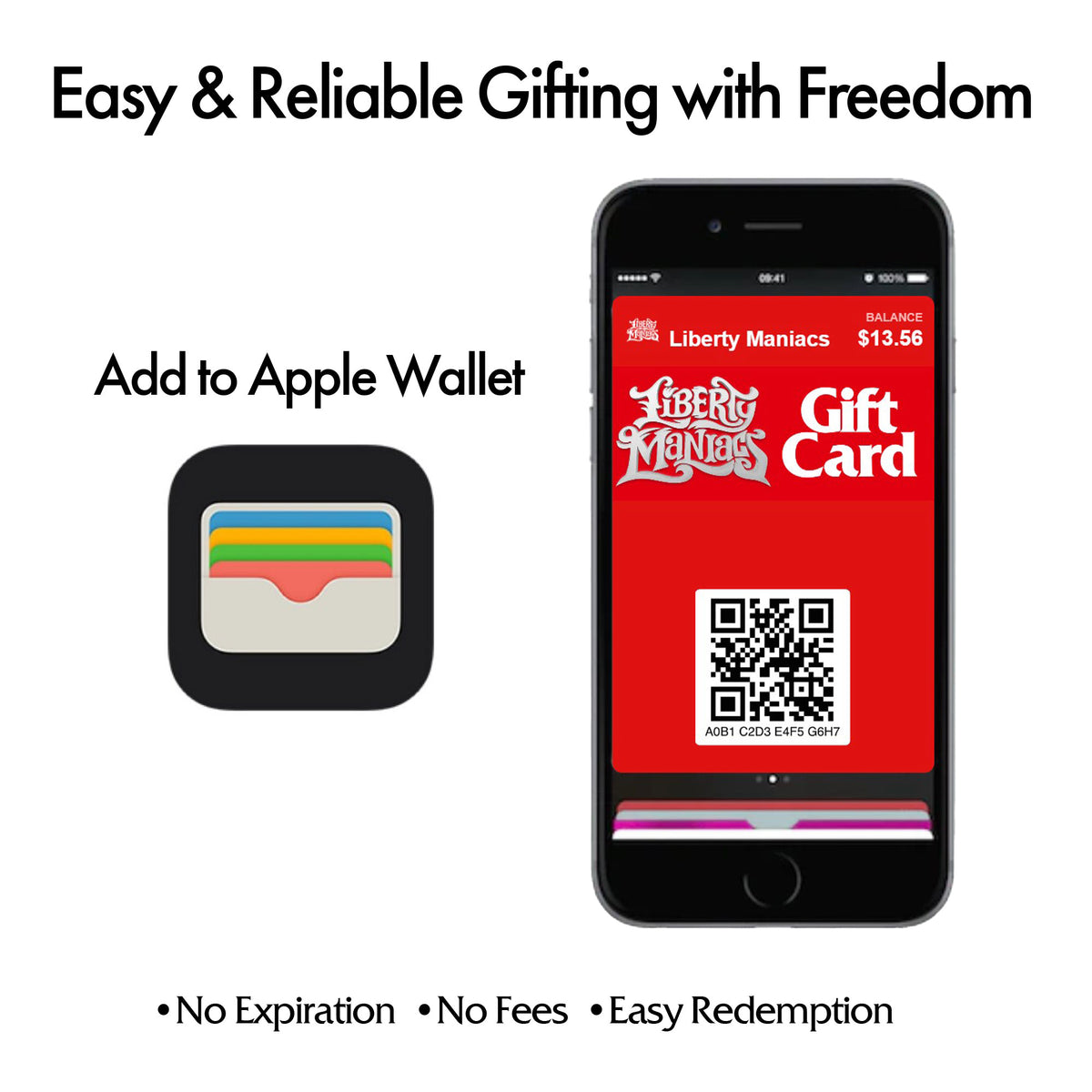 Liberty Maniacs Gift Card