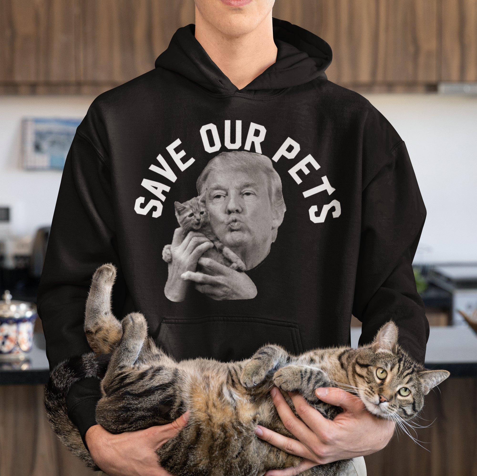 Trump Save Our Pets Hoodie