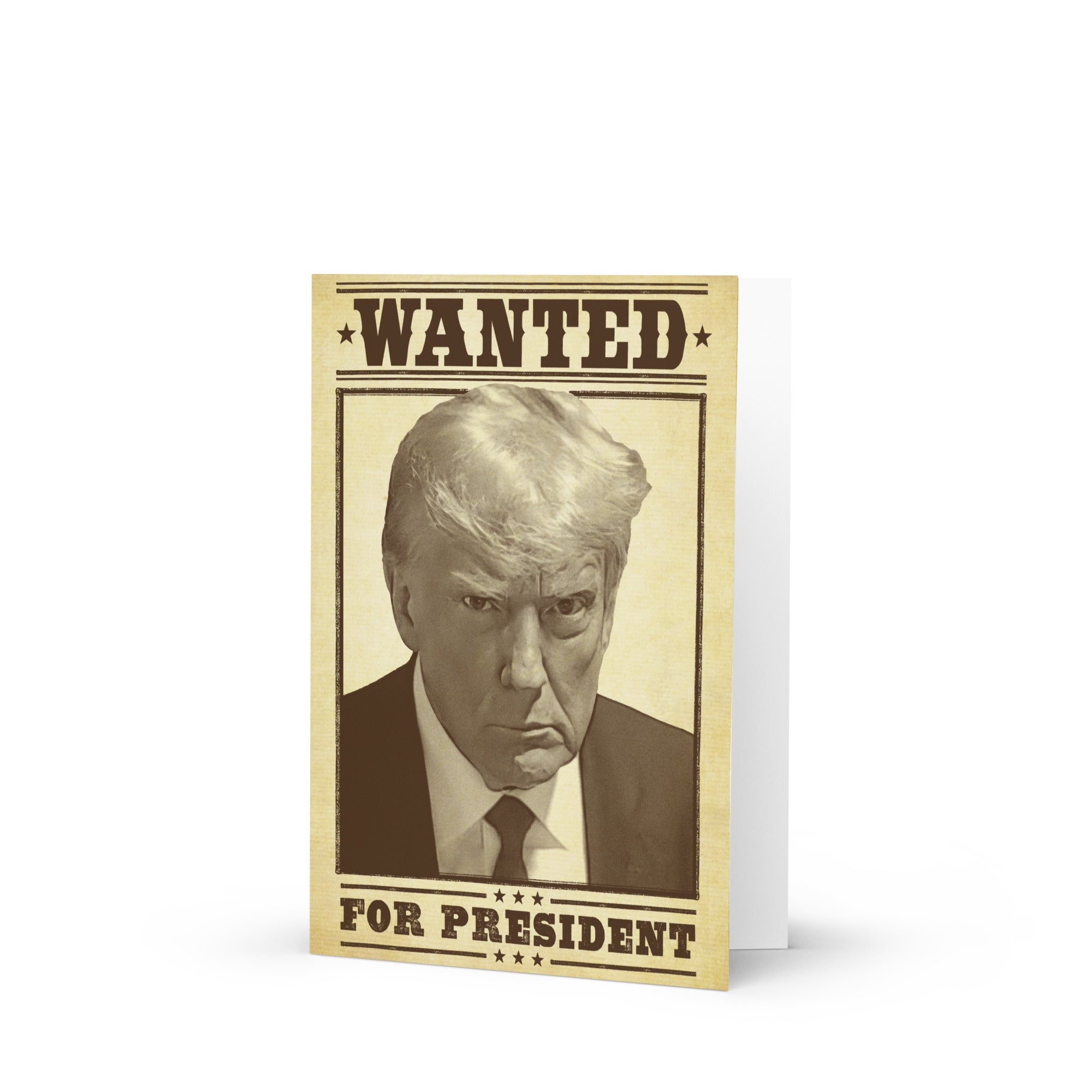Donald Trump Mugshot Greeting Card