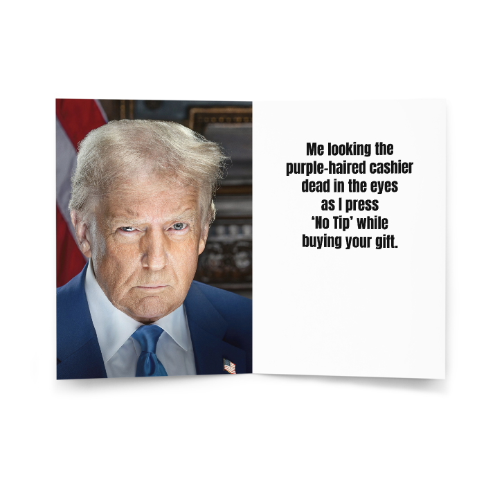 Trump Official Portrait Greeting Card
