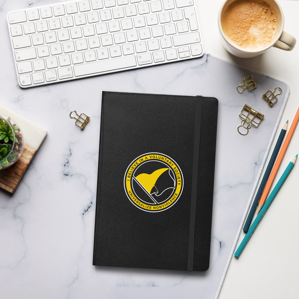 Voluntaryist Hardcover Bound Notebook
