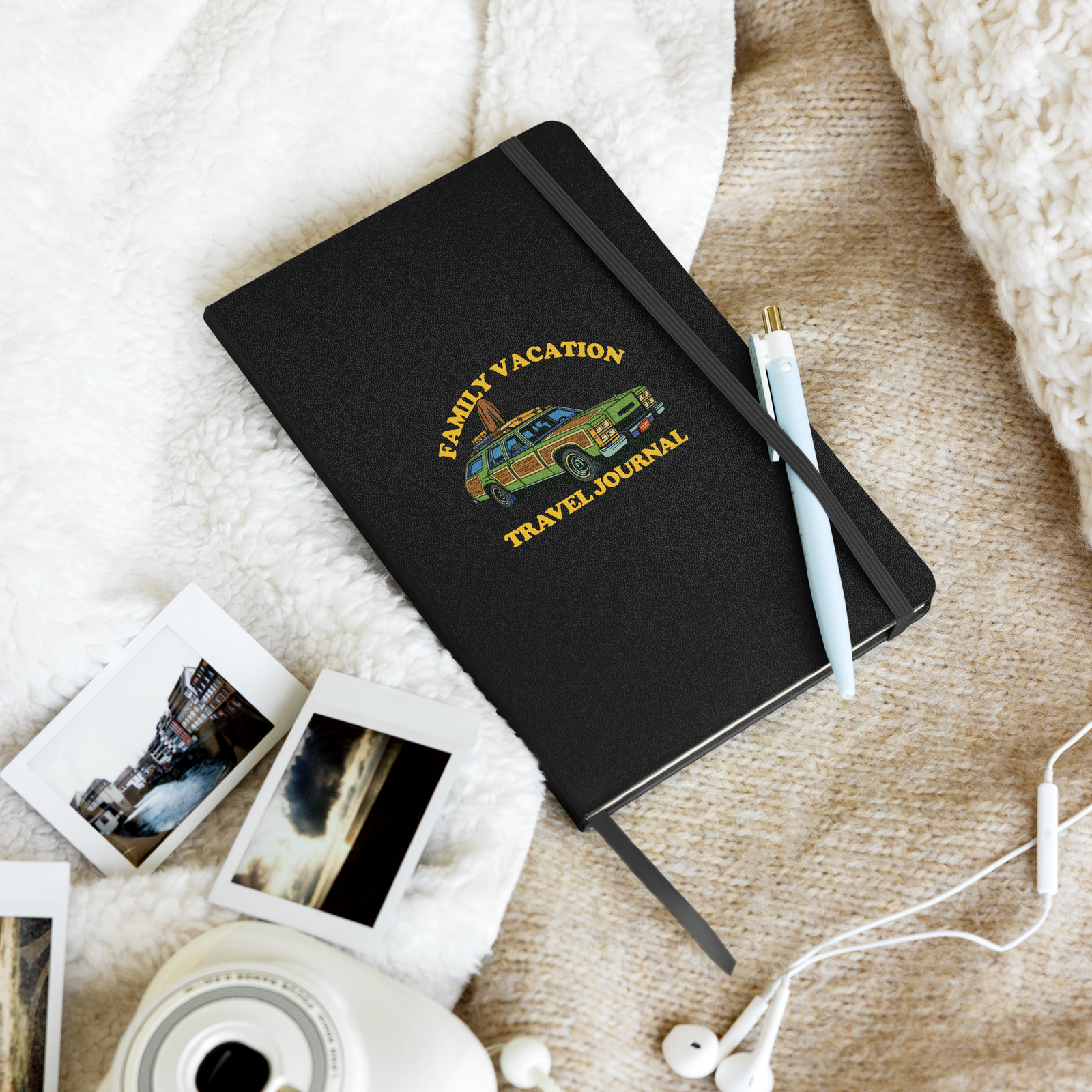 Family Vacation Hardcover Bound Notebook