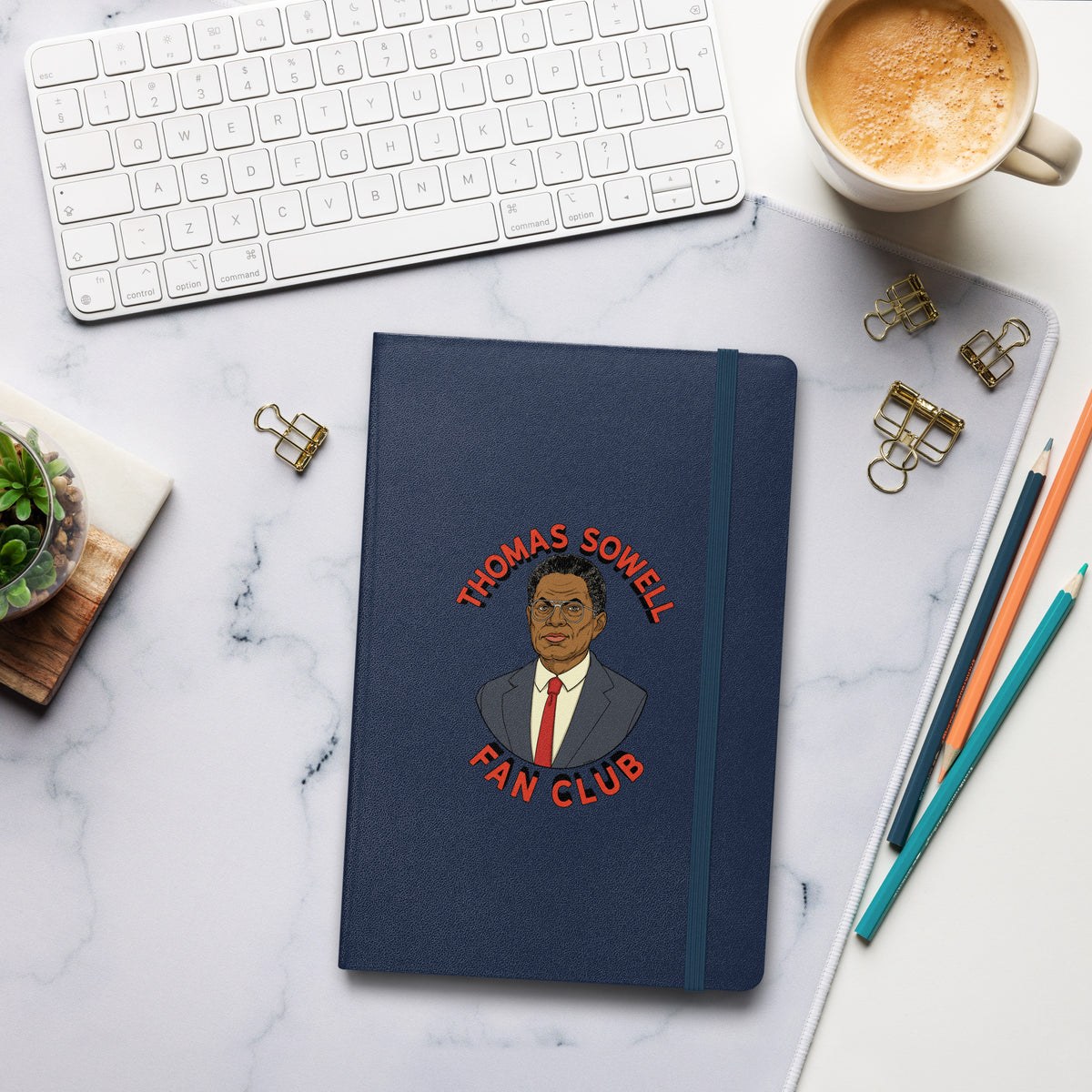 Thomas Sowell Fan Club Hardcover Bound Notebook