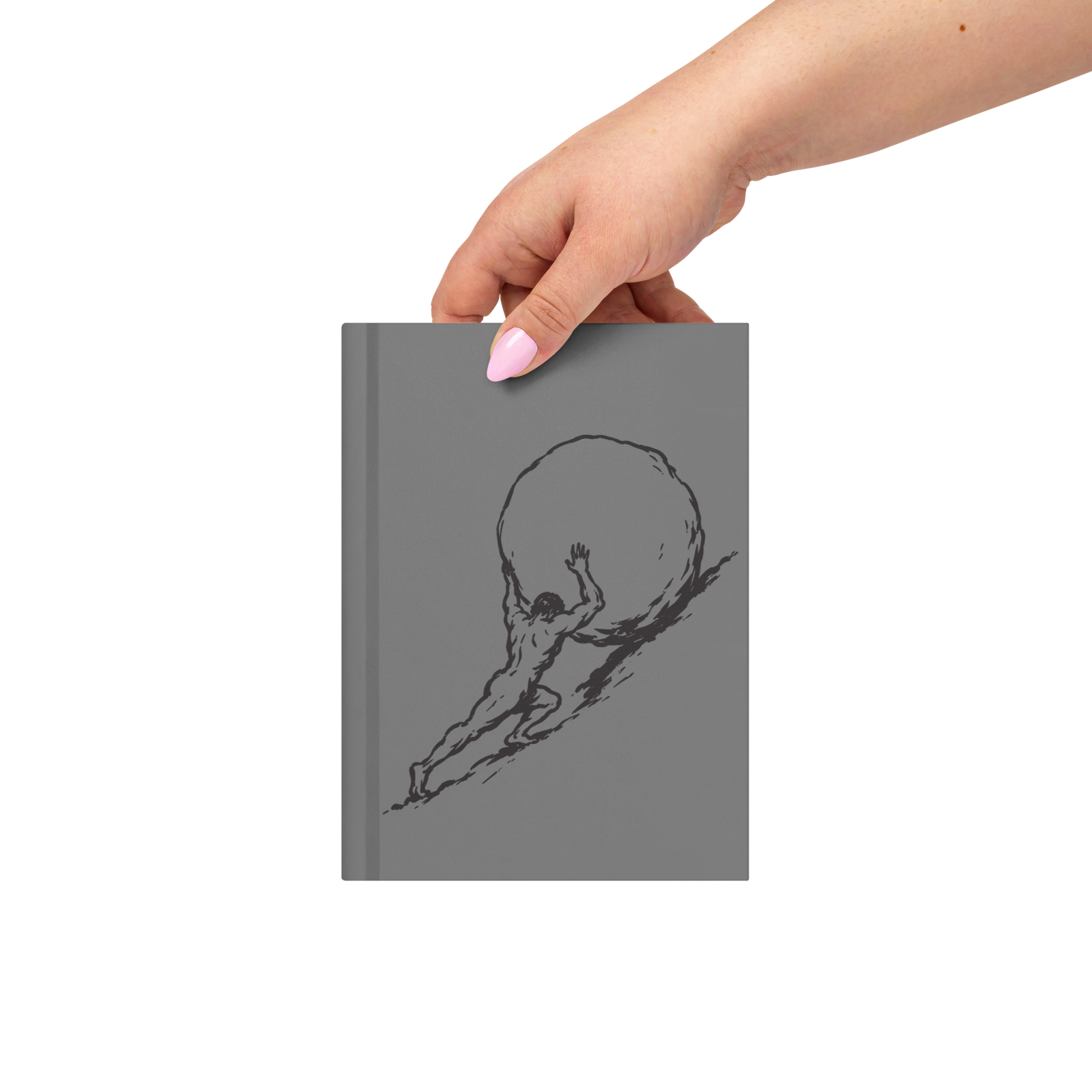 Sisyphus Hardcover Notebook