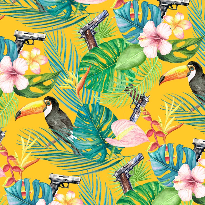 Hibiscus Bang Bang Hawaiian Shirt - Liberty Maniacs
