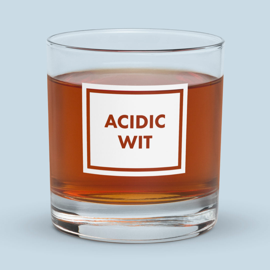 Acidic Wit Rocks glass