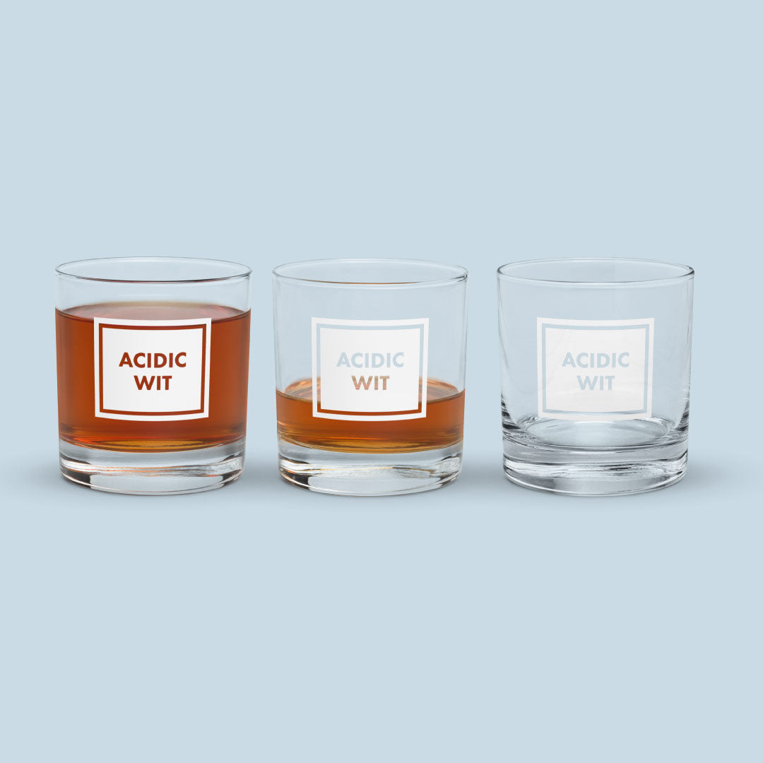 Acidic Wit Rocks glass