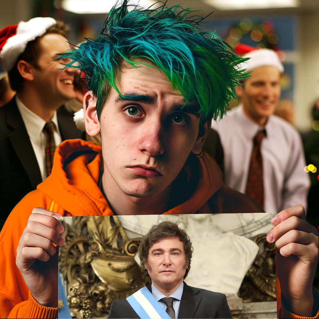 President Javier Milei Official Portrait Poster