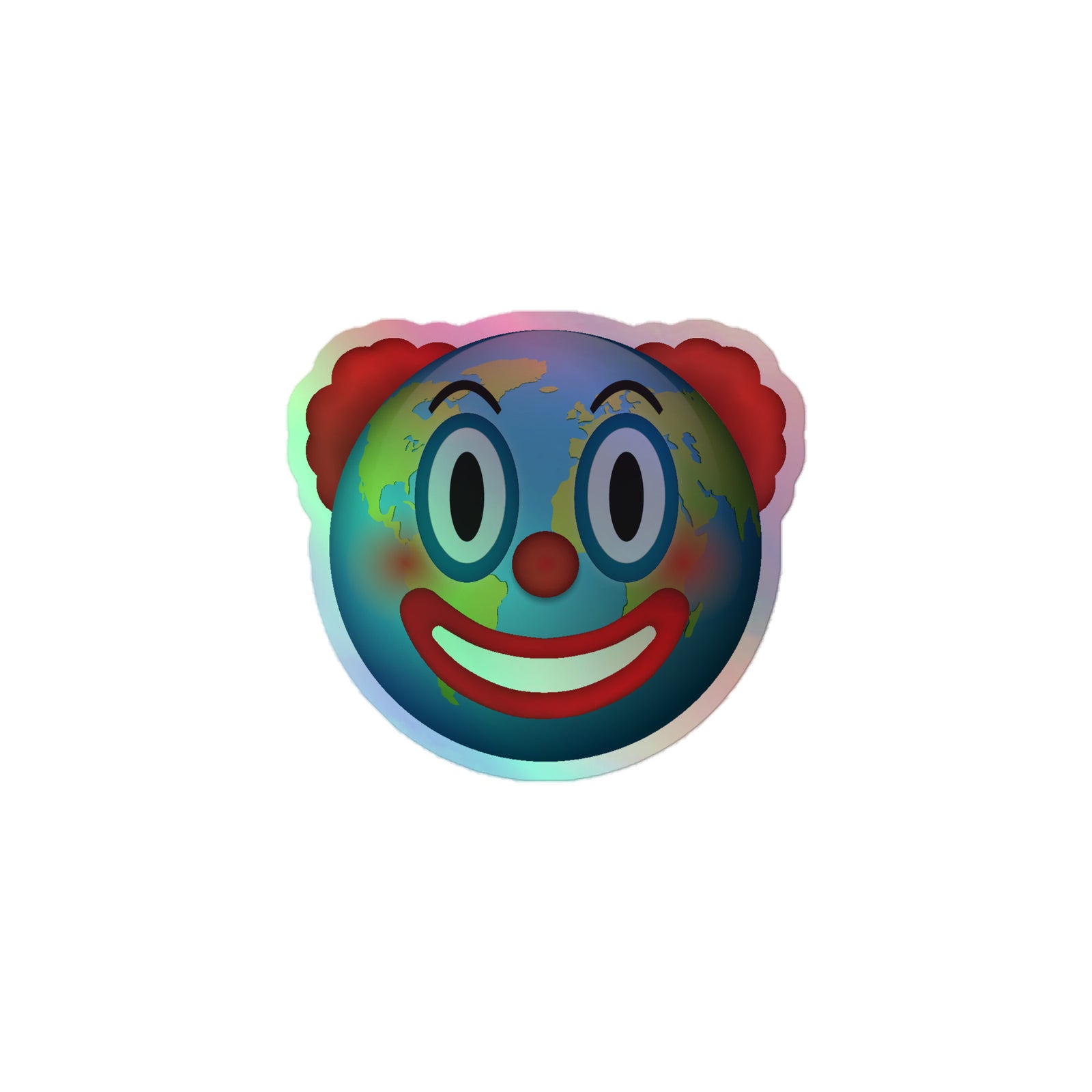 Clown World Holographic Stickers