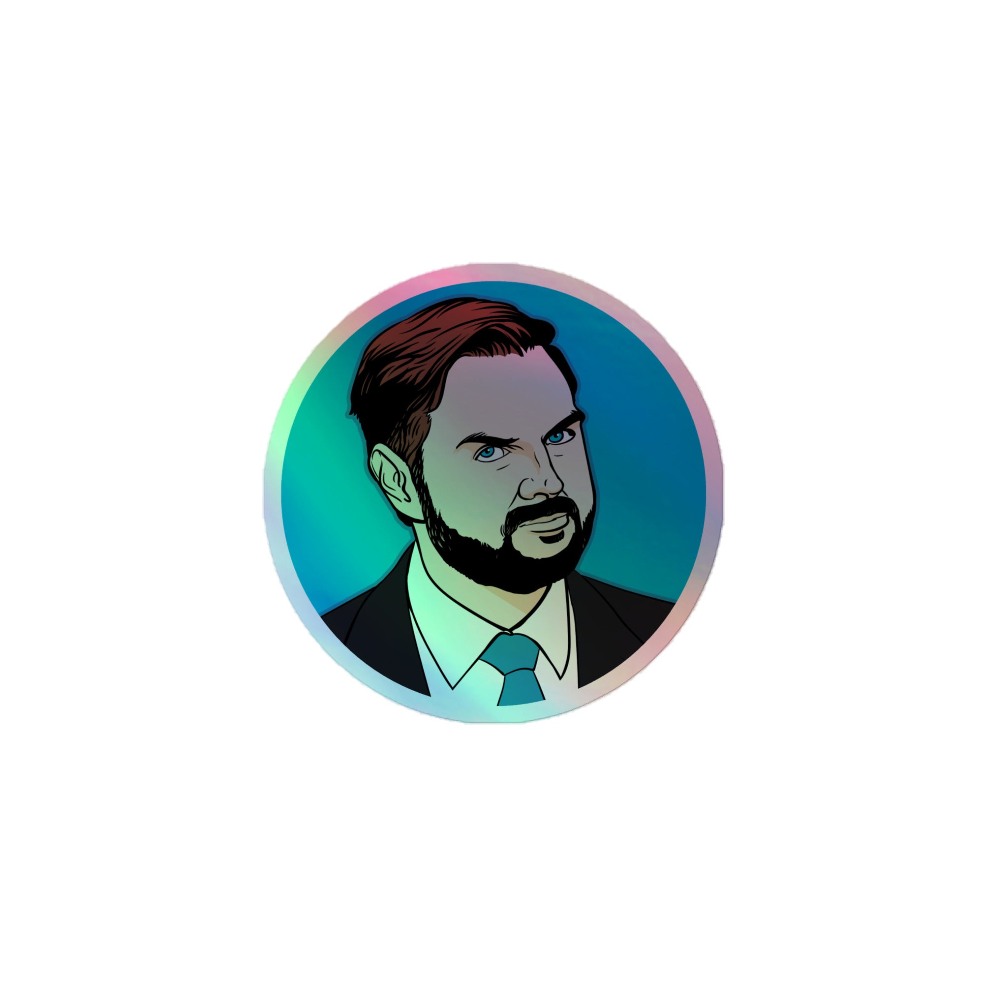 JD Vance Holographic Stickers