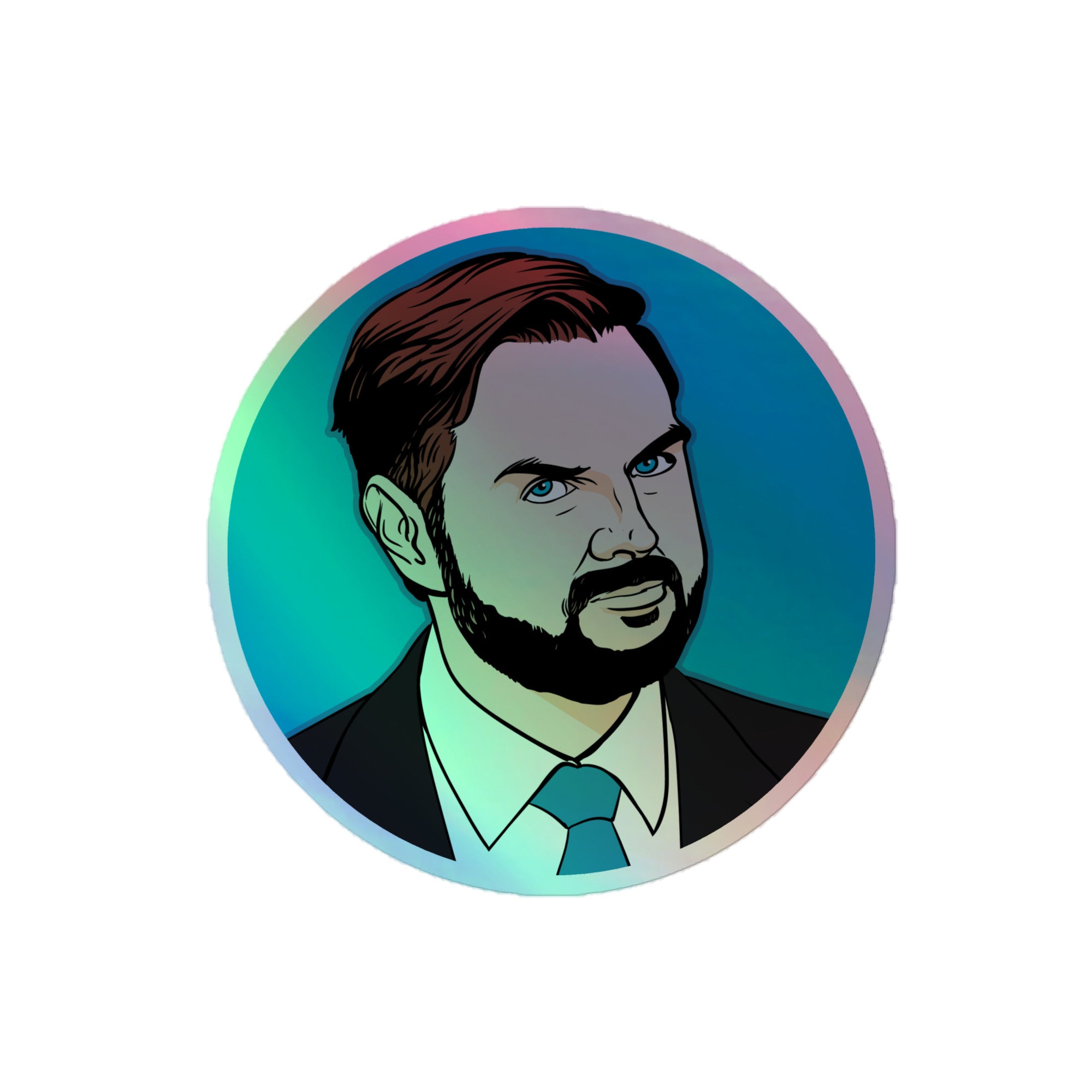 JD Vance Holographic Stickers