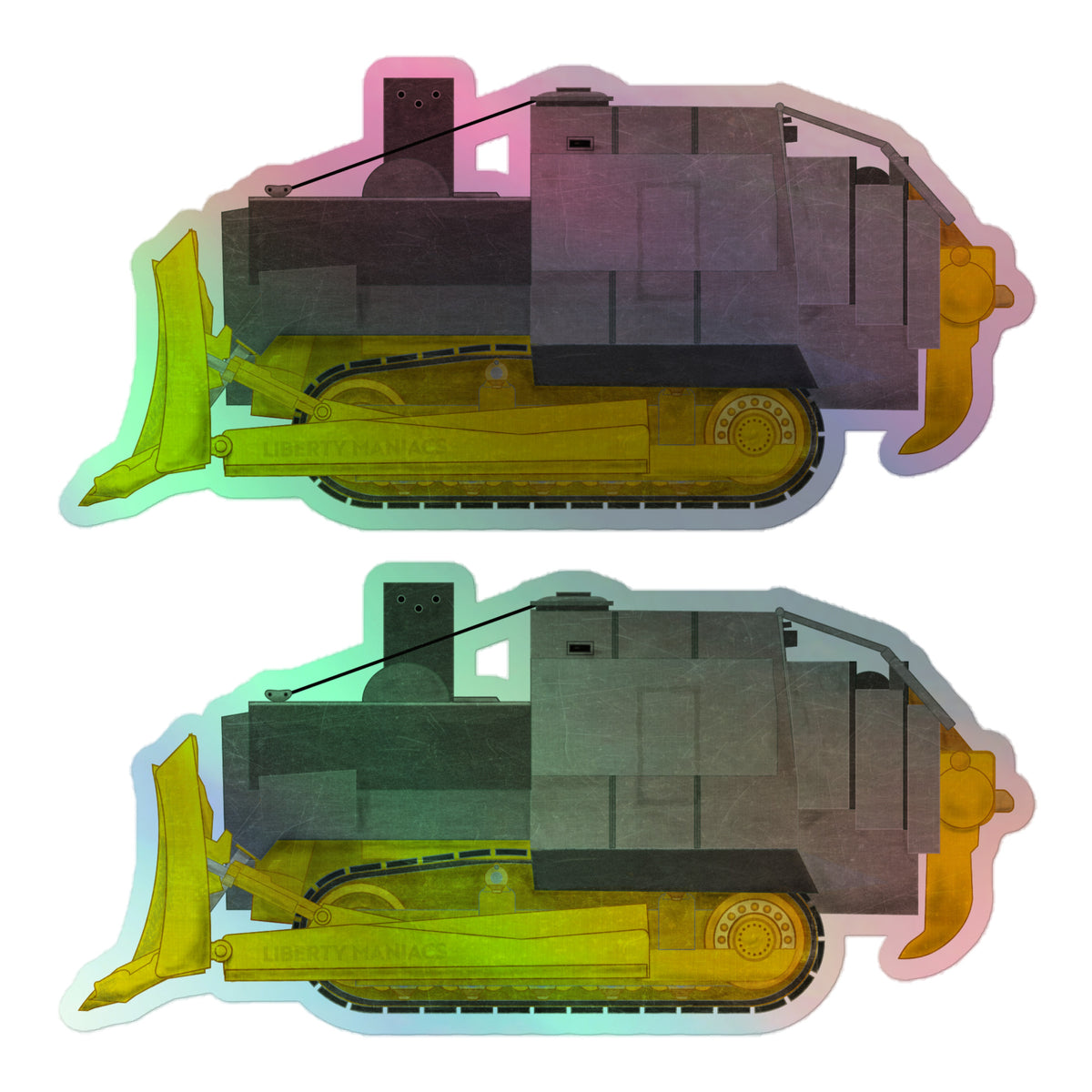 Killdozer Holographic Stickers