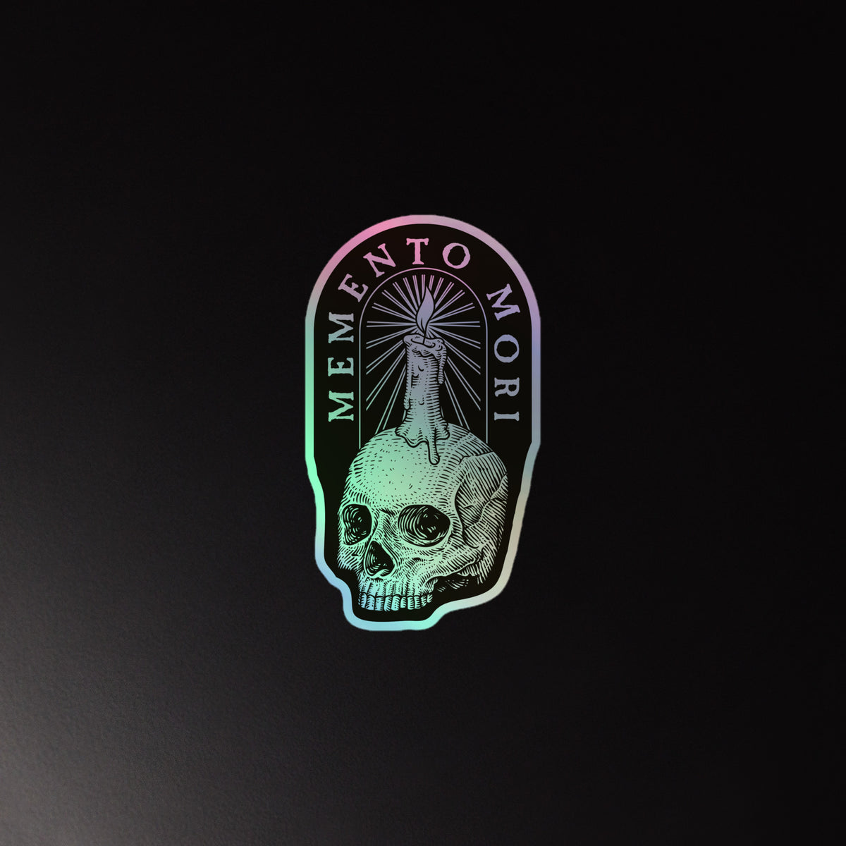 Memento Mori Holographic stickers