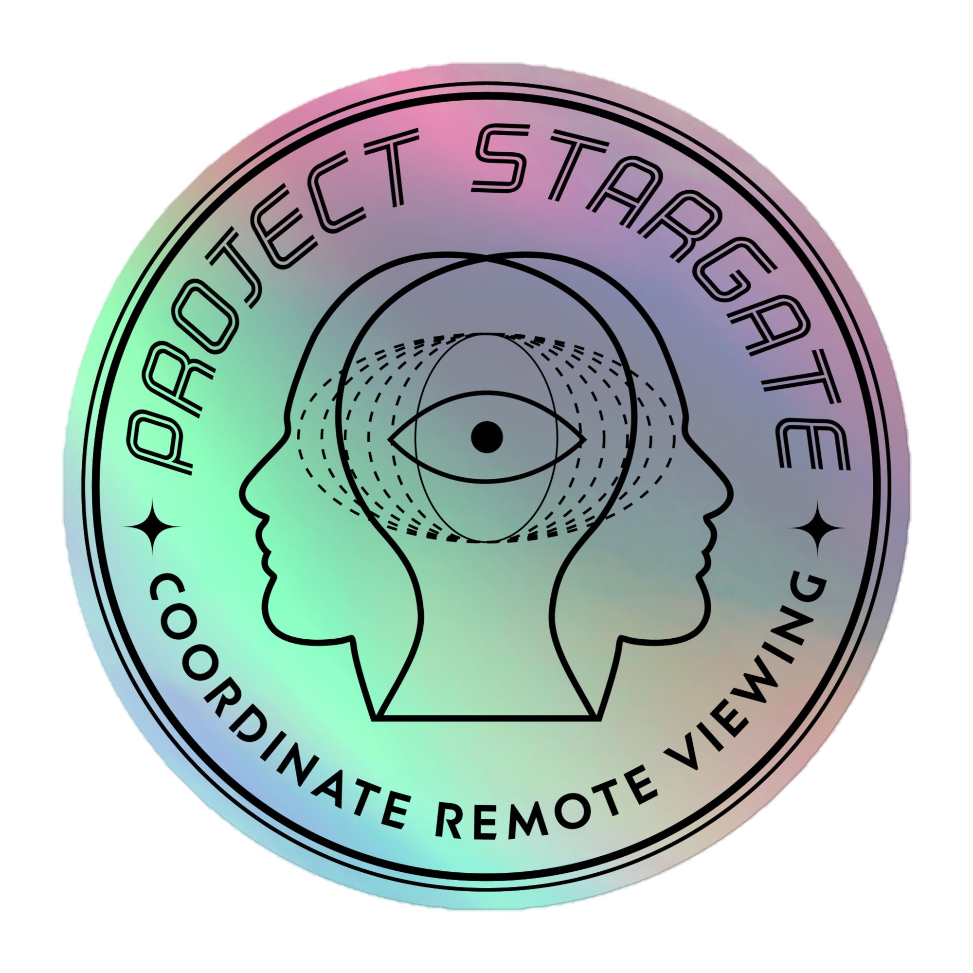 Project Stargate Holographic stickers