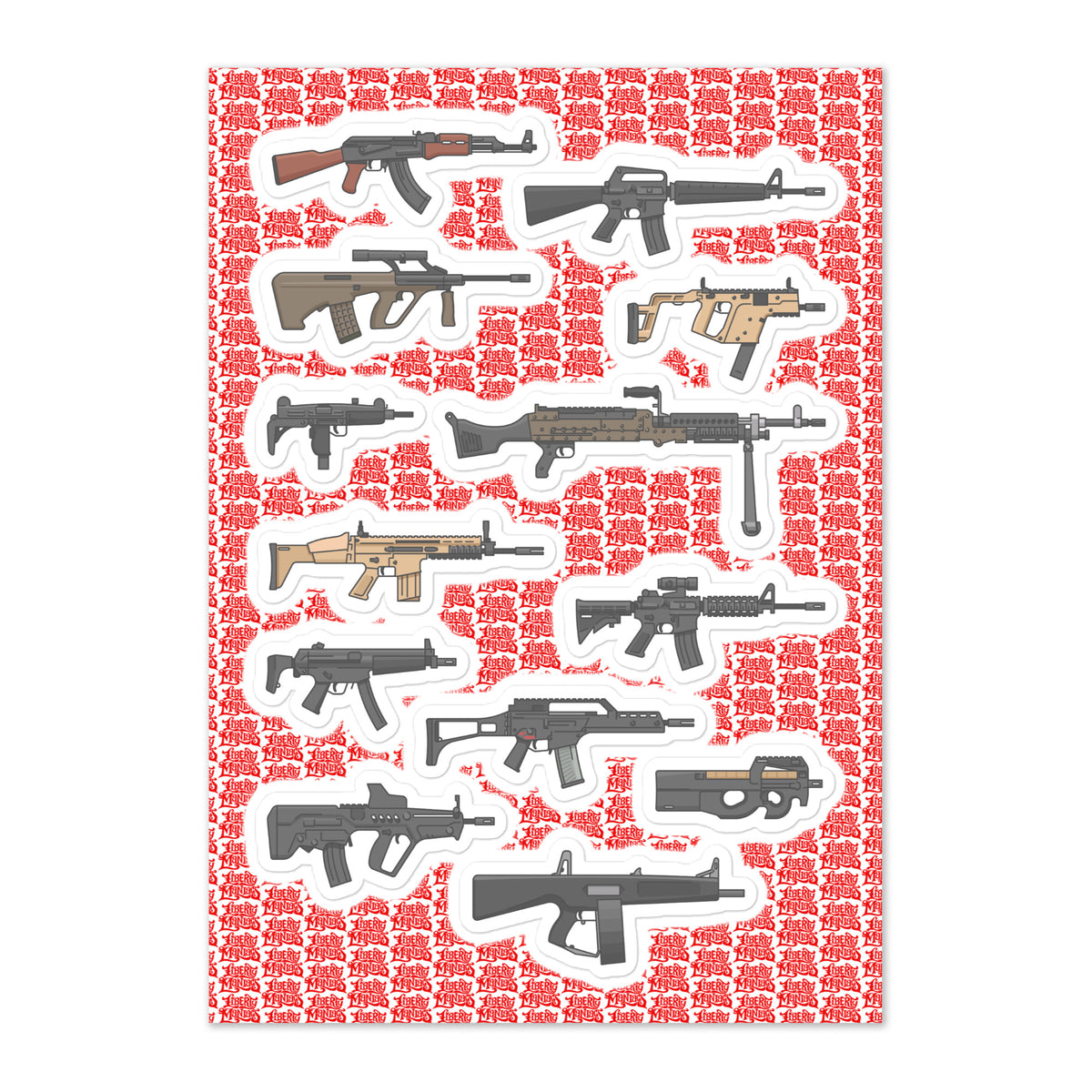Modern Arsenal Sticker sheet