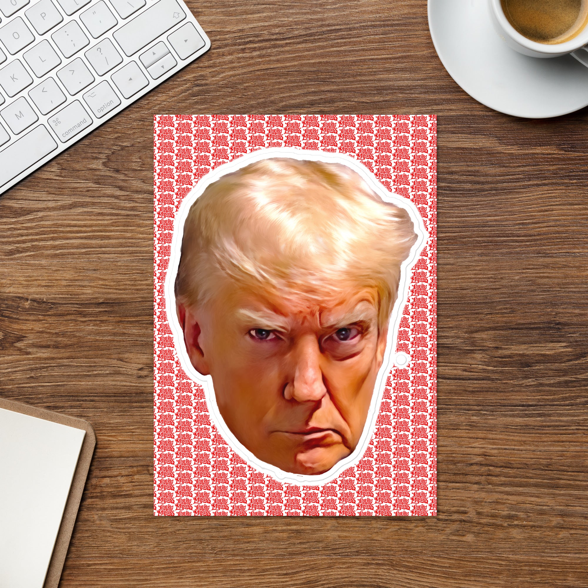 Trump Mugshot Mega Sticker