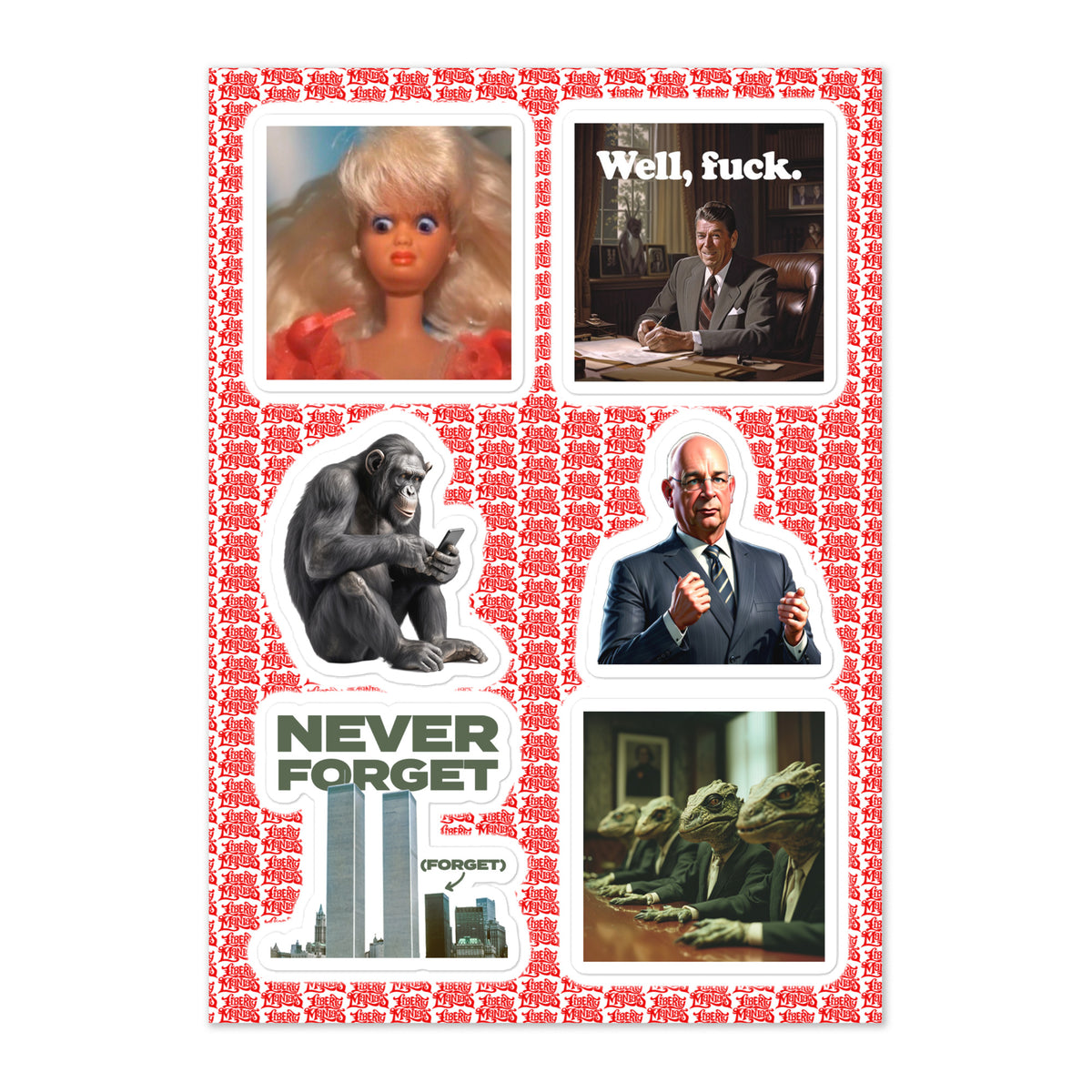 Ideocratic Sticker Sheet Set 4 Sticker sheet