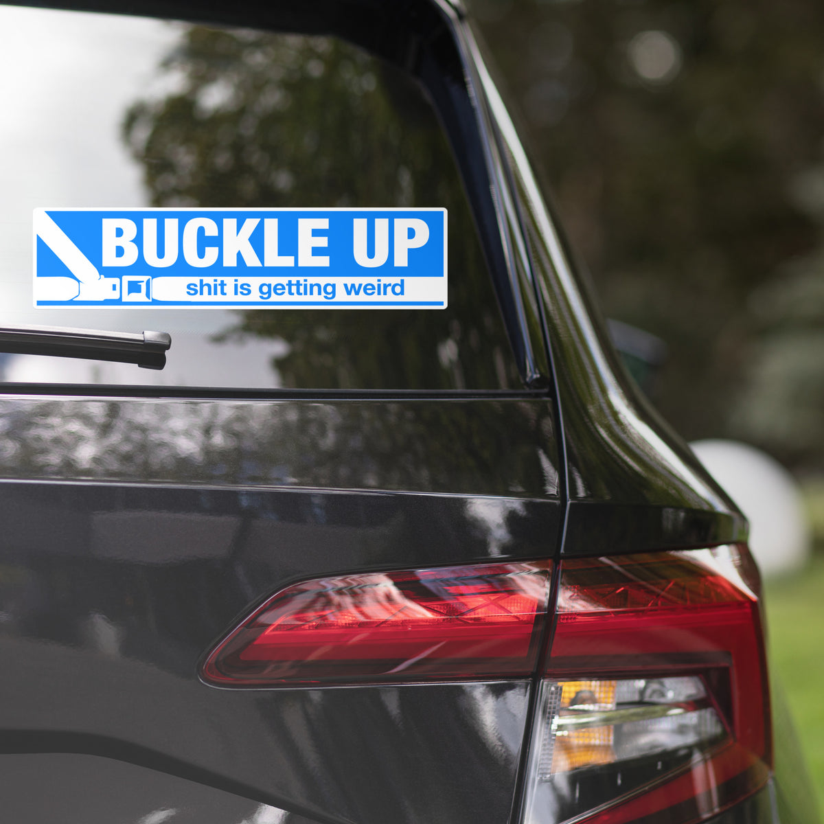 Buckle Up Bumper Sticker