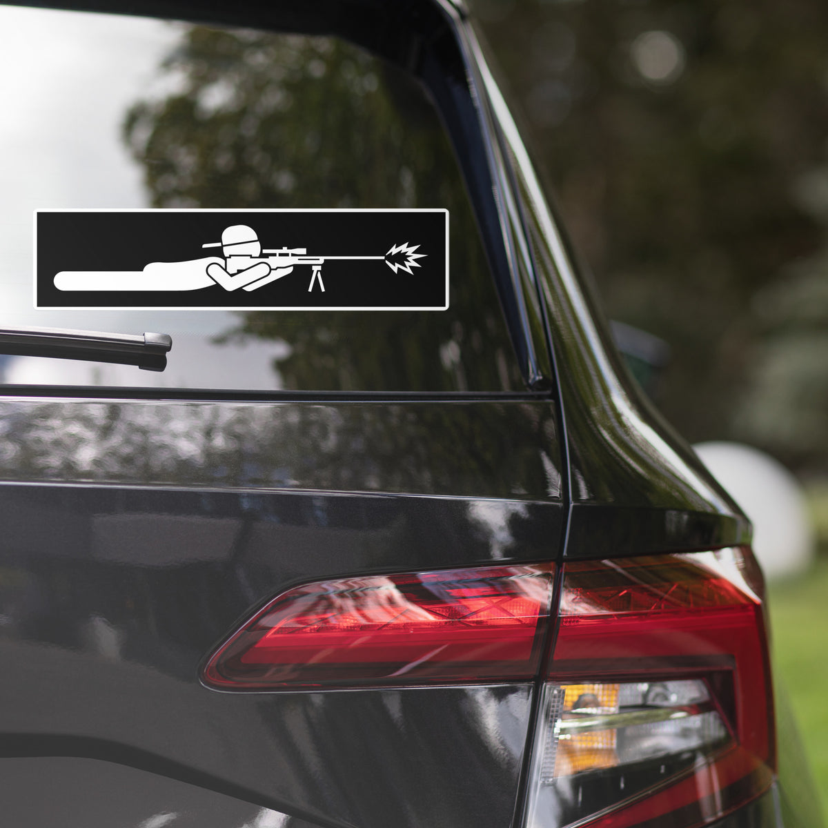Sharpshooter Large Bumper Sticker