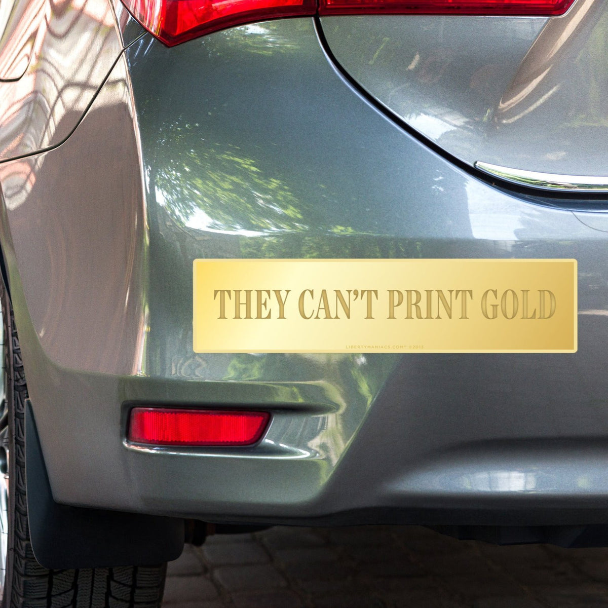 They Can&#39;t Print Gold Jumbo Bumper Sticker