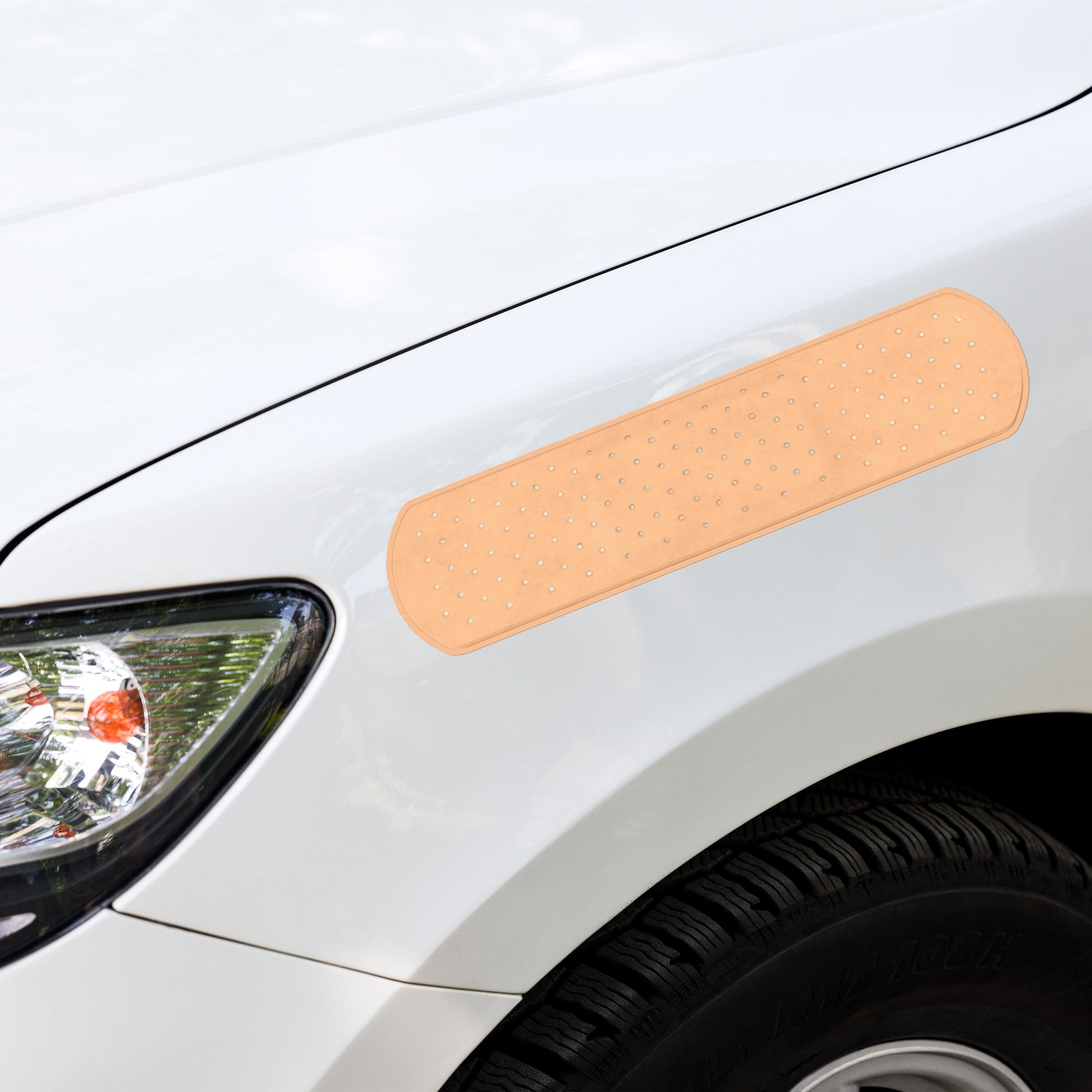 15 Inch Bandaid Bumper Sticker