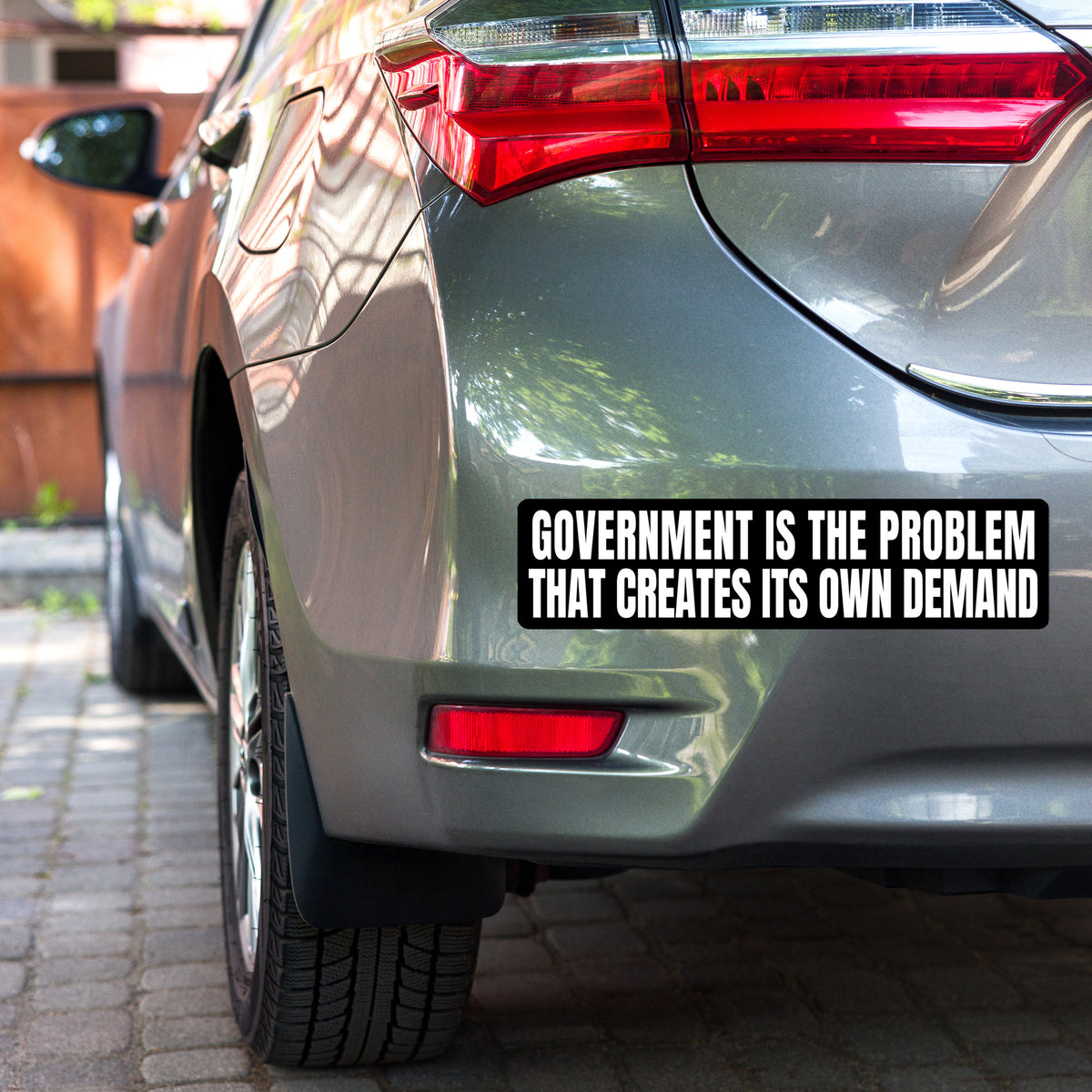 Government Problems Jumbo Bumper Sticker