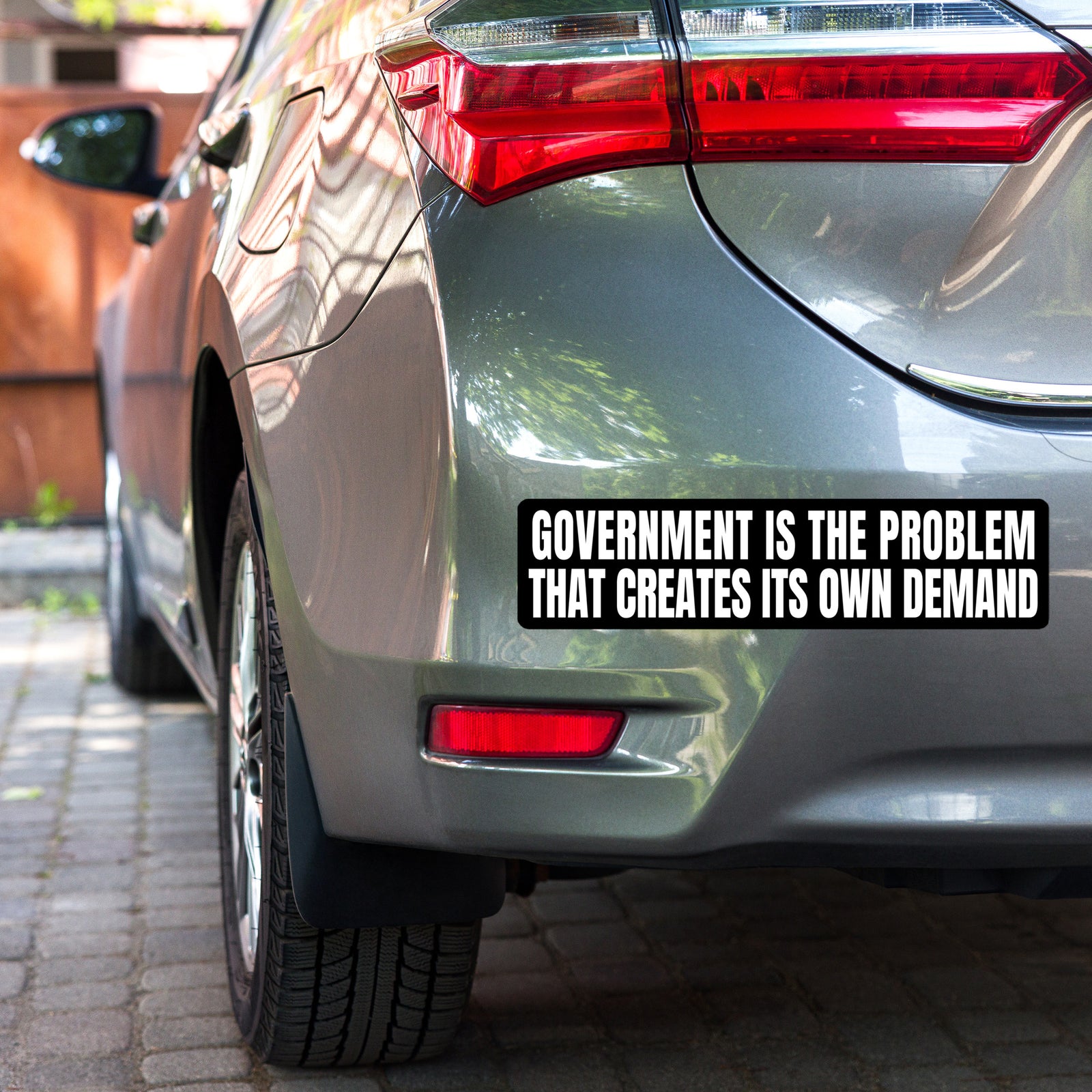 Government Problems Jumbo Bumper Sticker