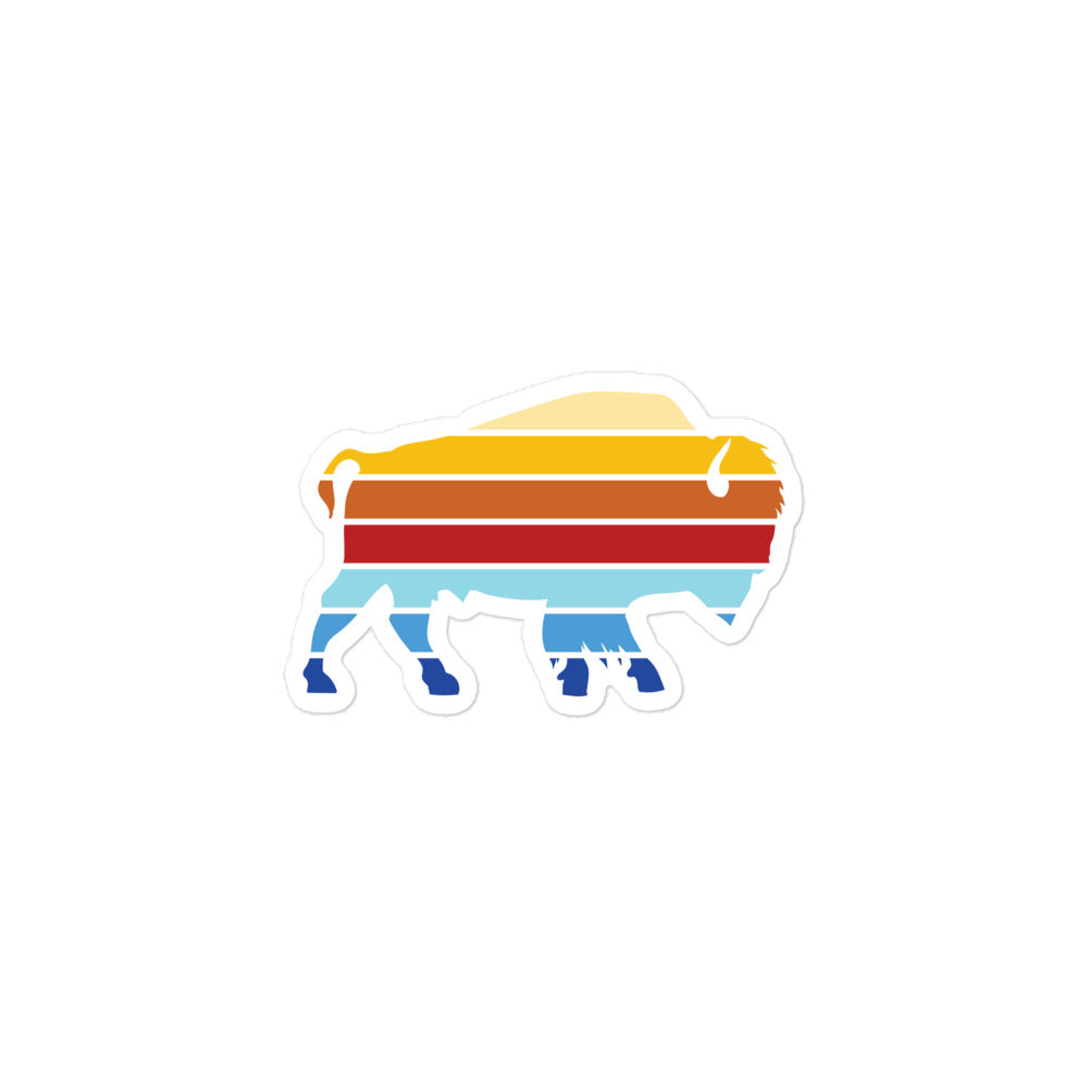 Liberty Maniacs Bison Stack Sticker