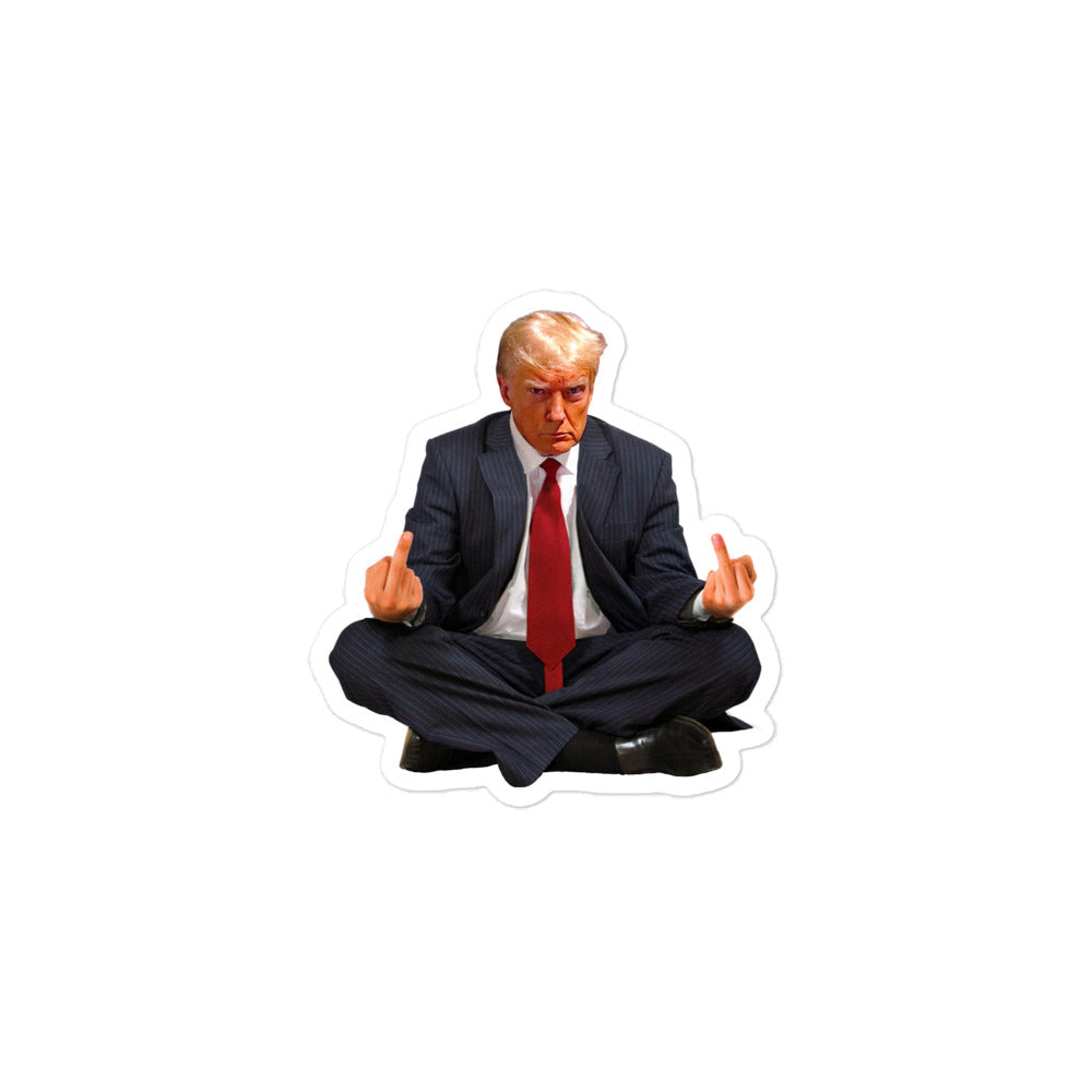 Zen of Trump Mugshot Sticker