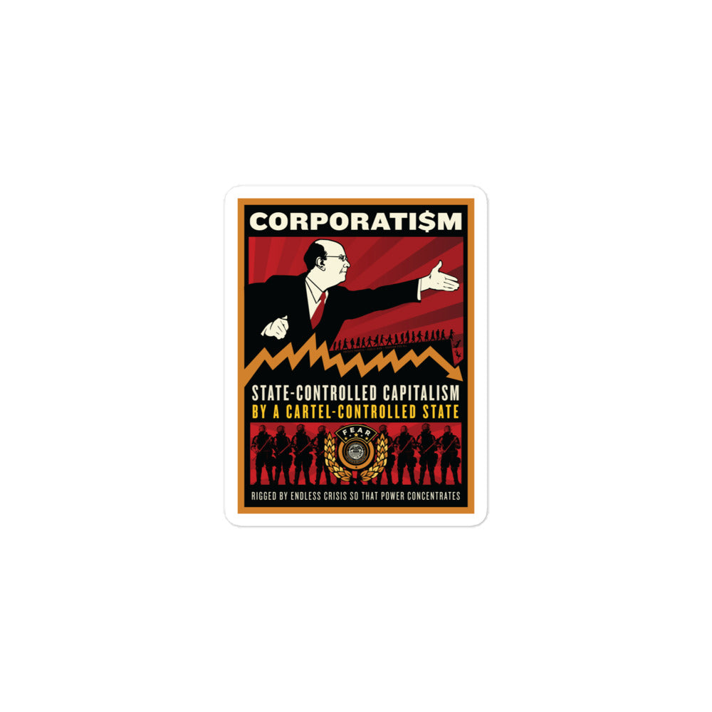 Corporatism Sticker